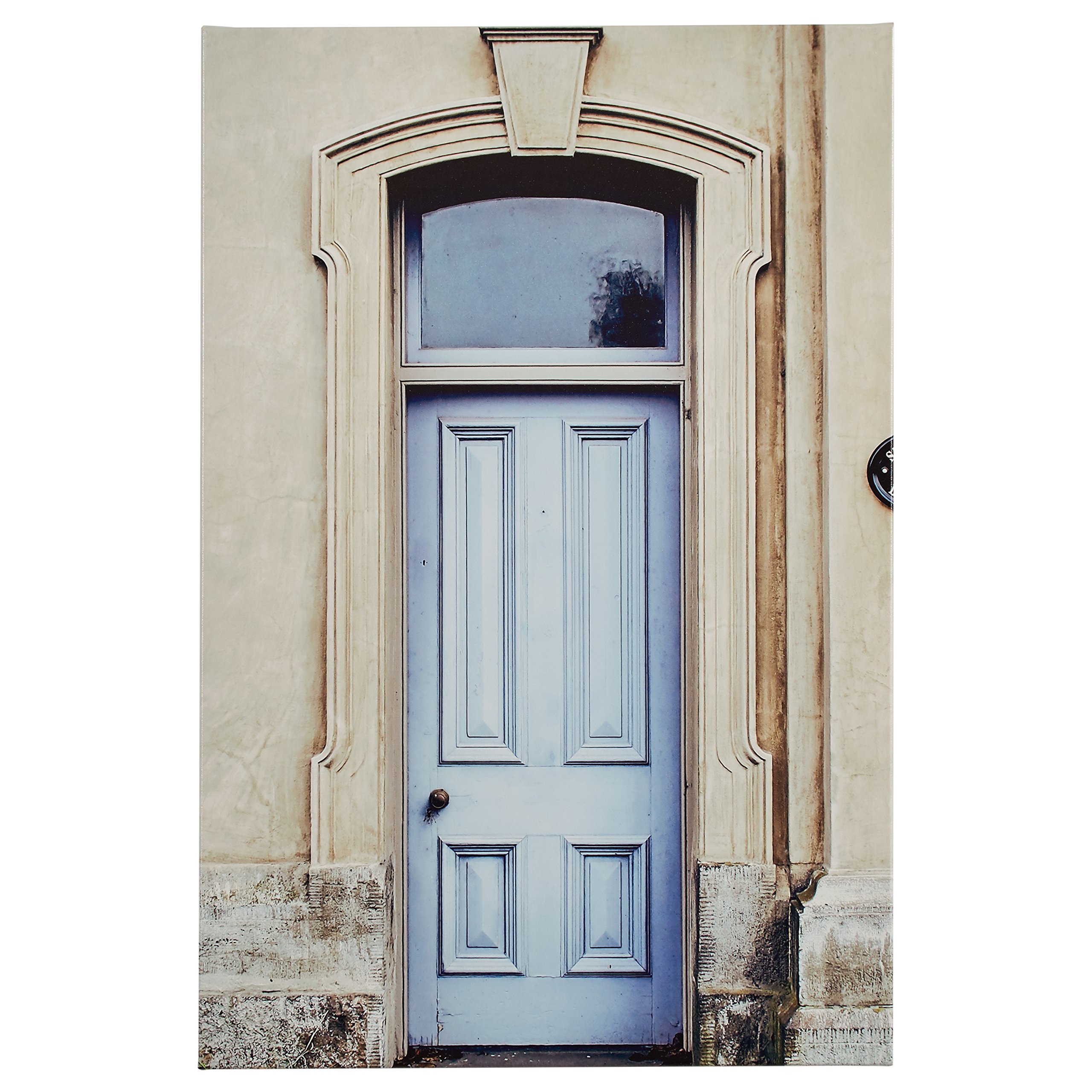 Amazon Brand – Rivet Blue European Doorway Print on Canvas, 20" x 30"