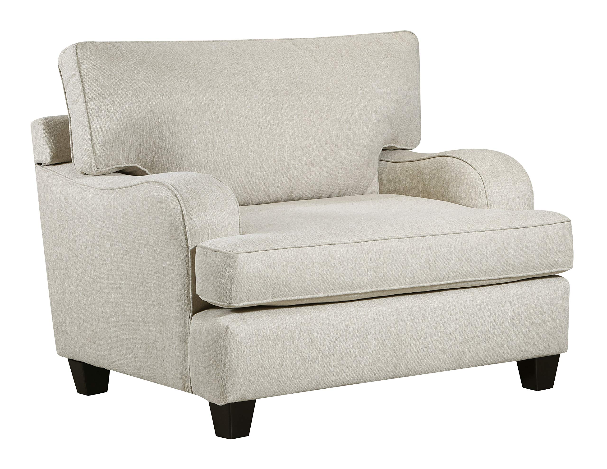 Amazon Brand – Stone & Beam Anne Marie Contemporary Oversized Accent Chair, 48"W, Cream