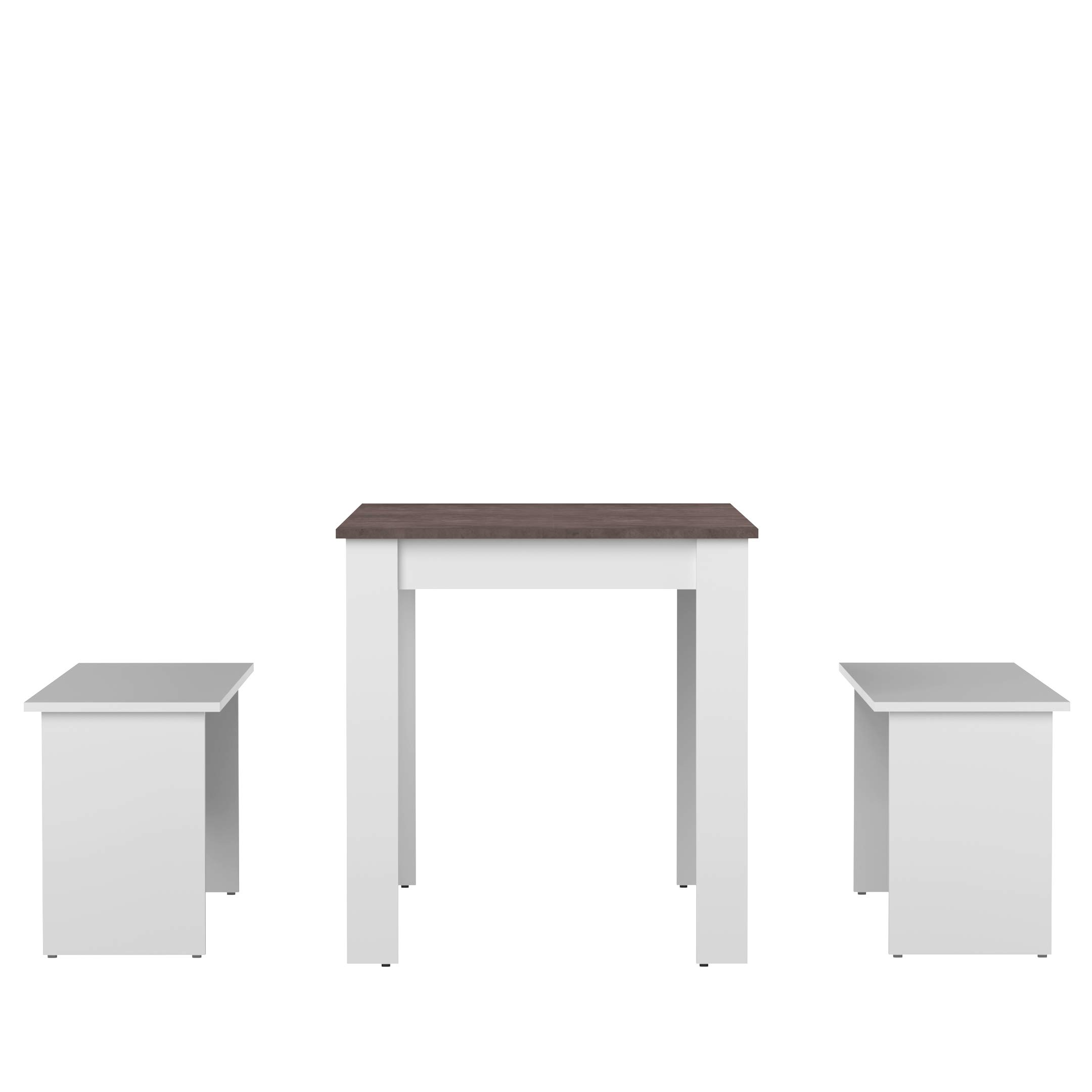 Lignora Pesaro Industrial Dining Set - 3