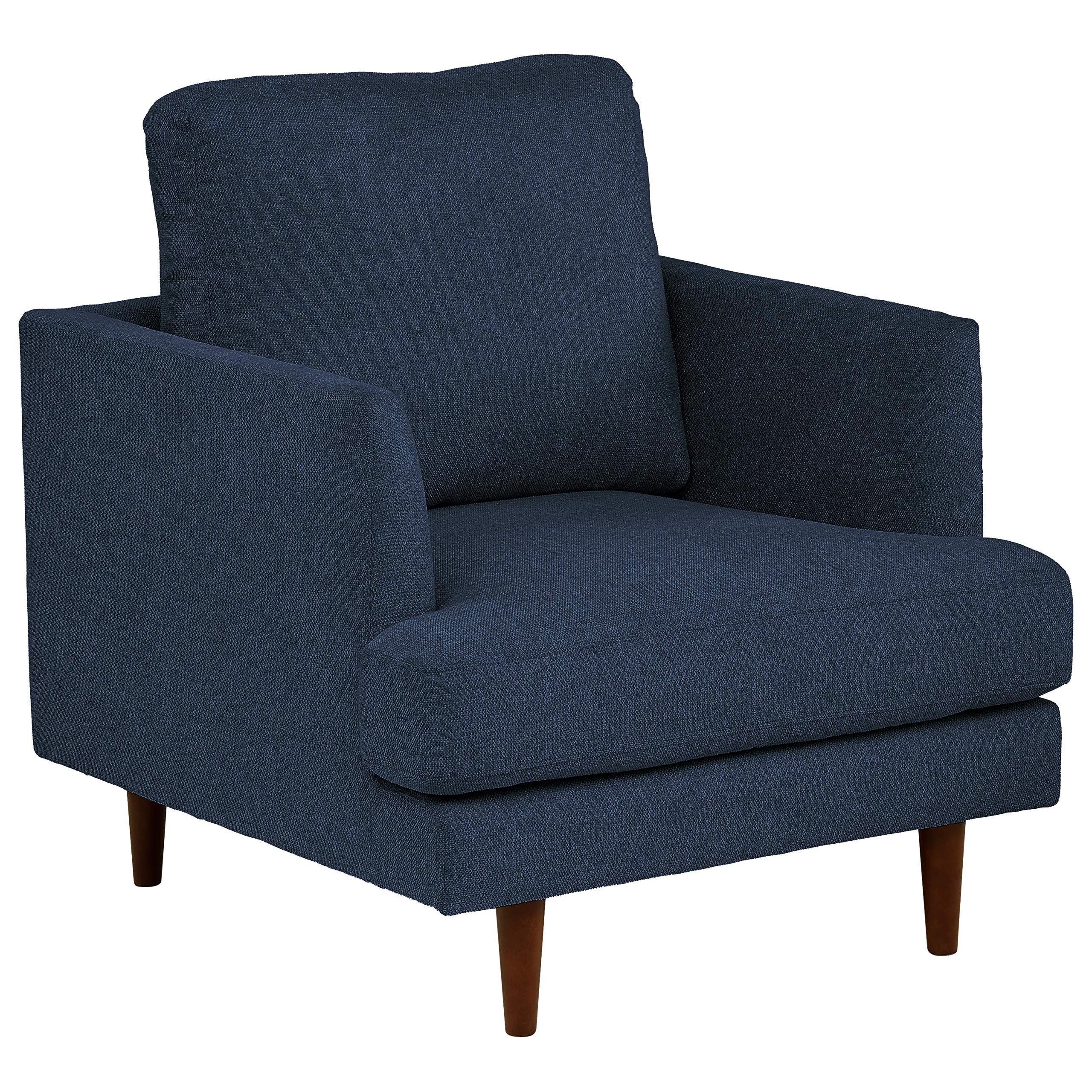 Amazon Brand – Rivet Goodwin Modern Living Room Accent Chair, 32.3"W x 35.8"H, Navy Blue