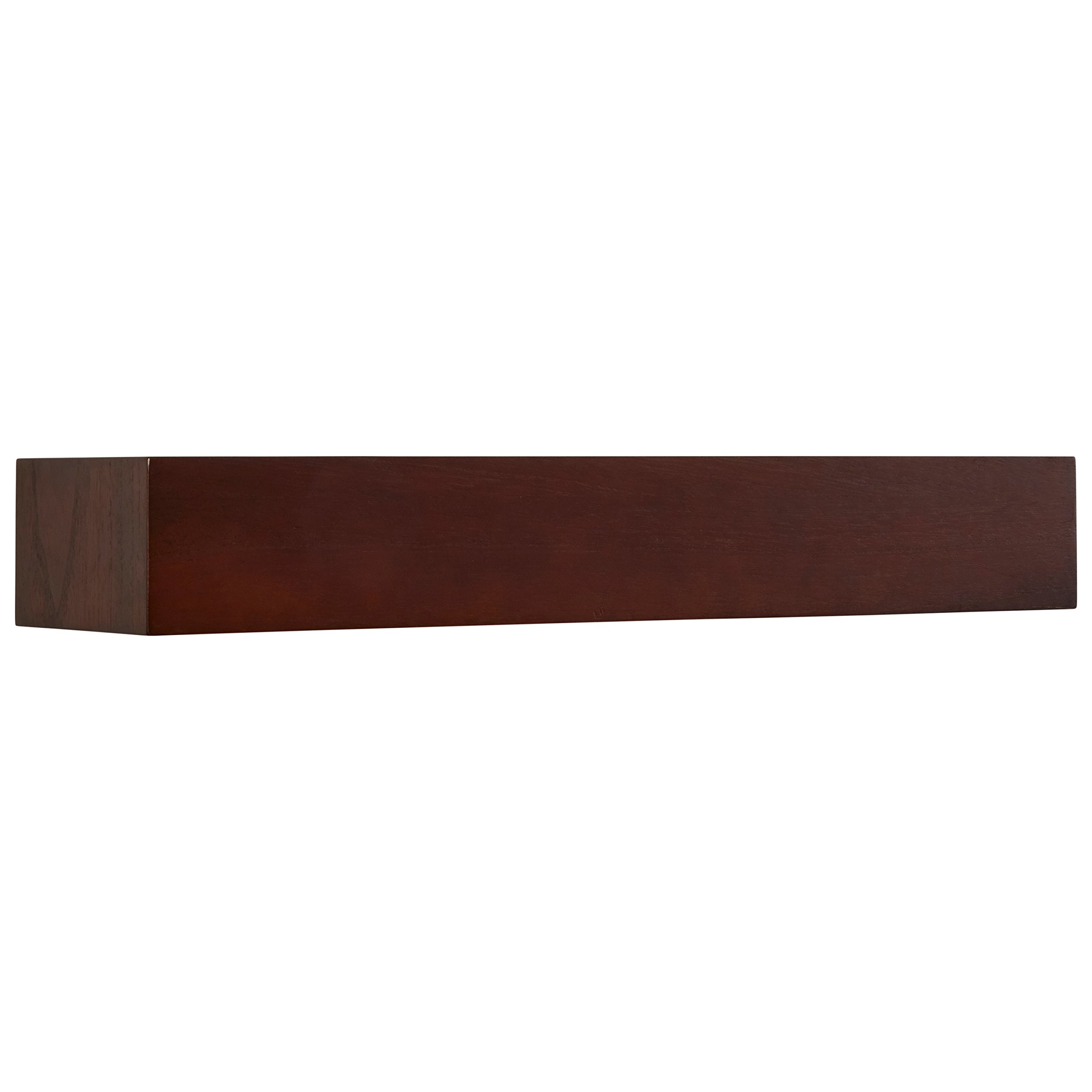 Amazon Brand – Rivet Modern Wood Shelf, 3.5"H, Walnut