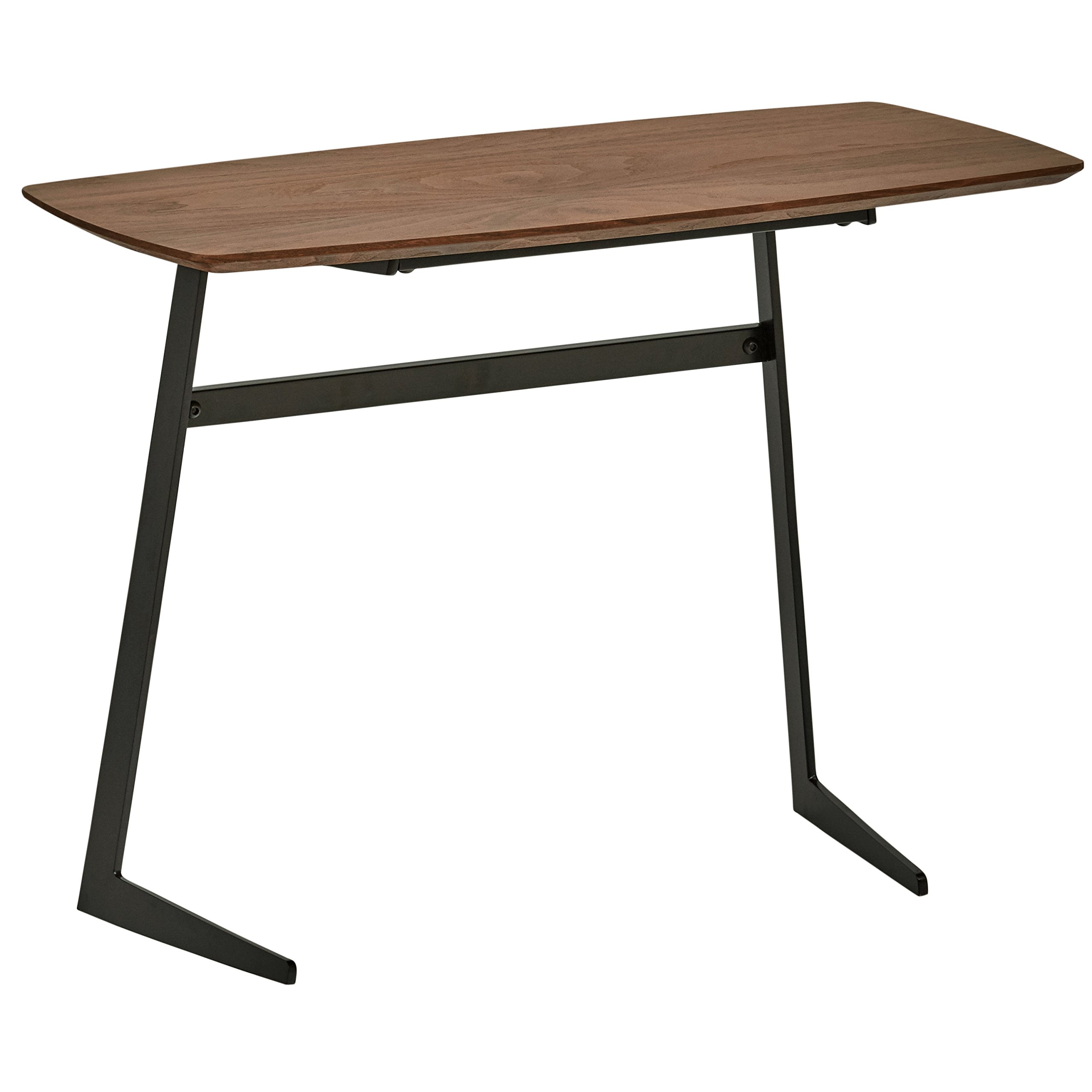 Amazon Brand – Rivet Industrial Modern Wood and Metal Coffee Table, 31.5"W, Walnut