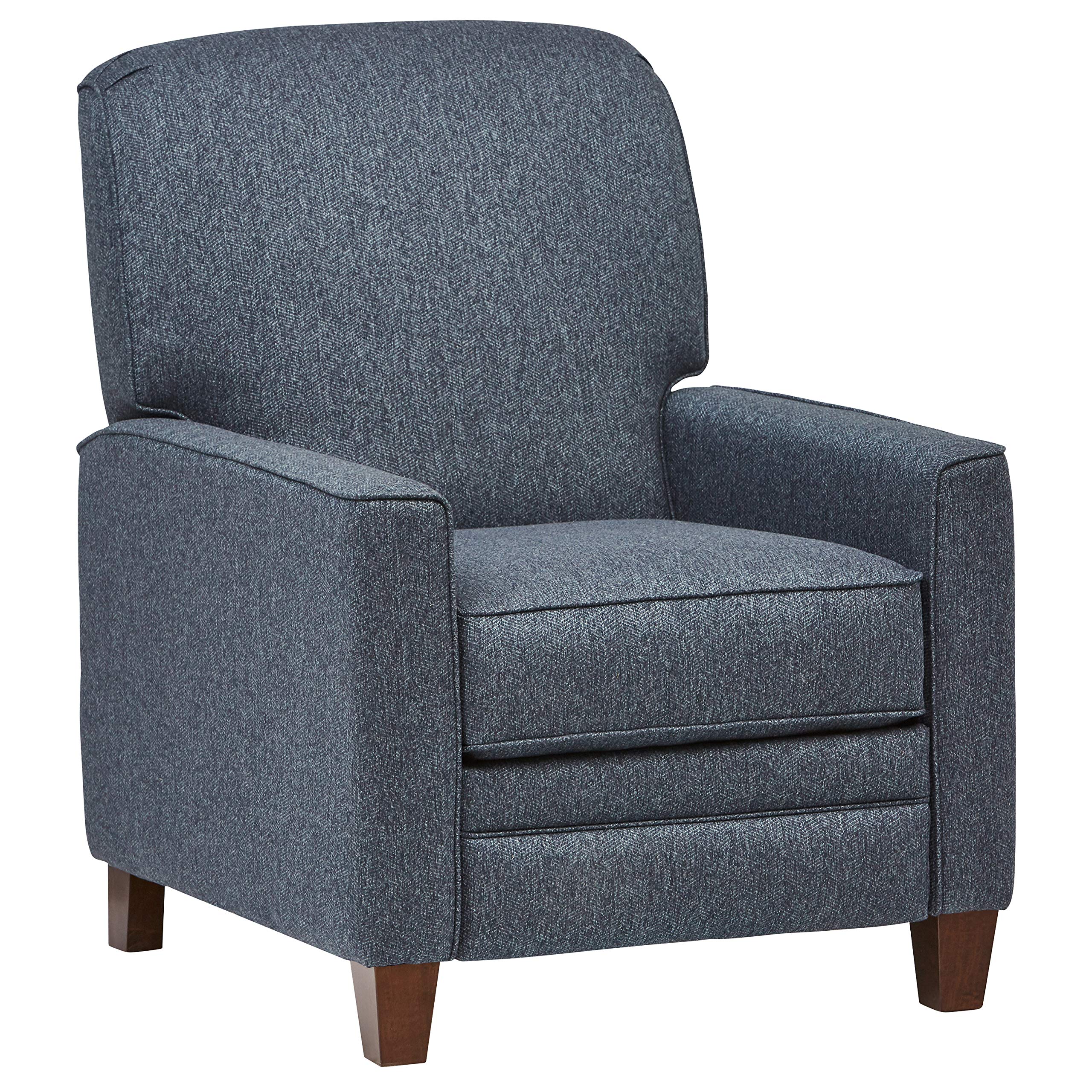 Amazon Brand – Stone & Beam Edmunds Traditional Recliner, 30"W, Blue