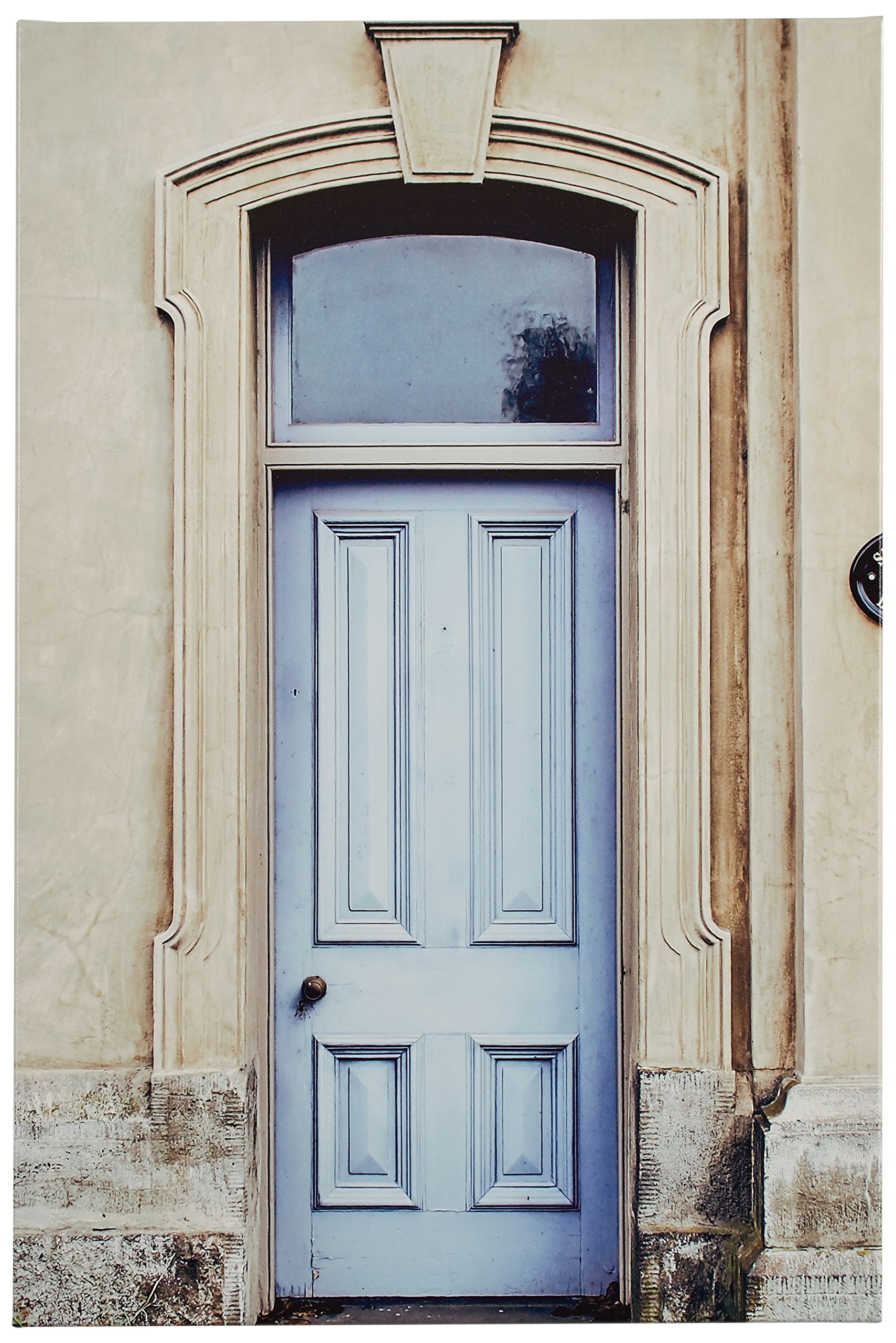 Amazon Brand – Rivet Blue European Doorway Print on Canvas Wall Art, 10" x 15"