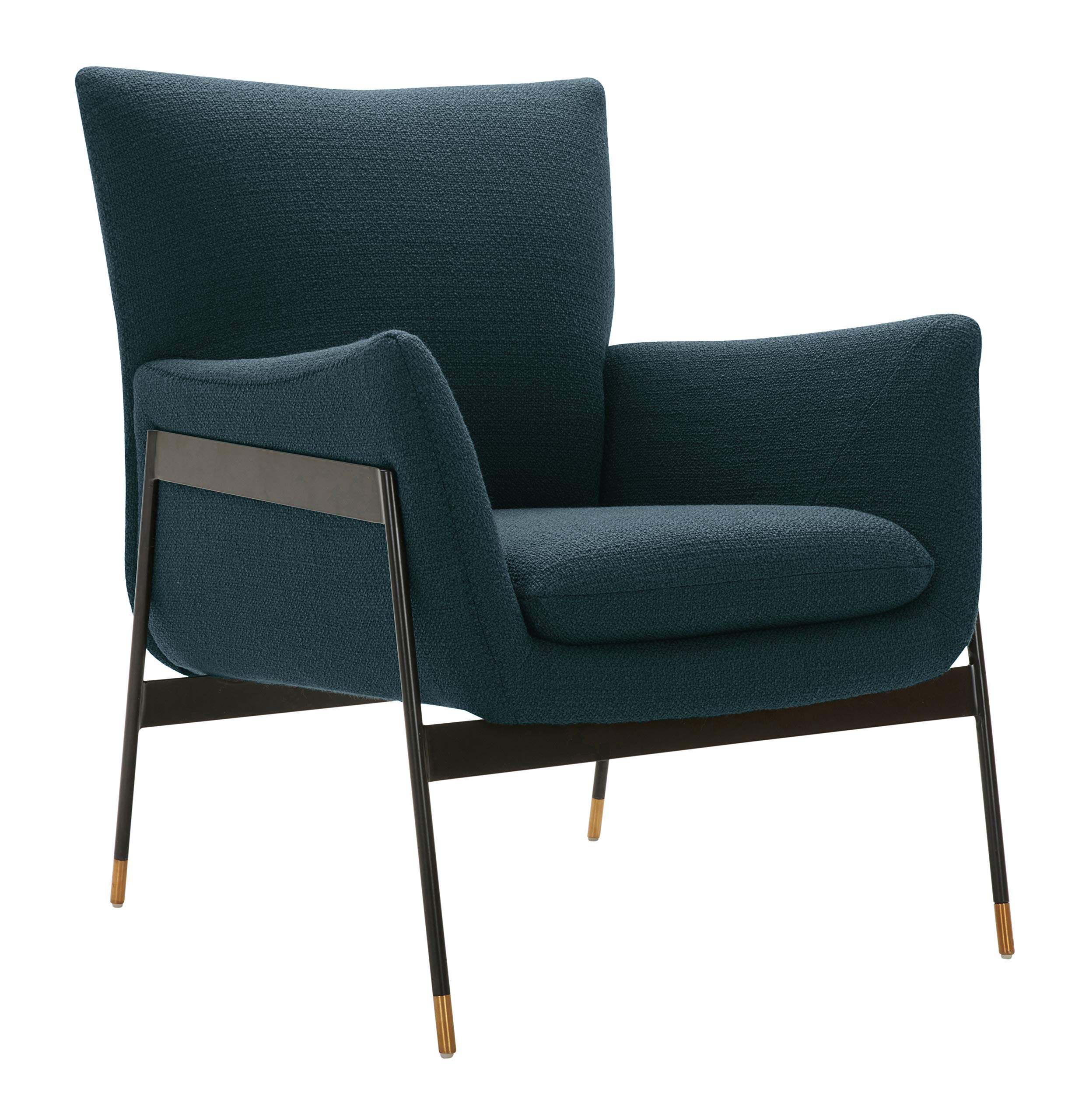 Amazon Brand – Rivet Willard Contemporary Accent Lounge Chair, 26"W, Navy