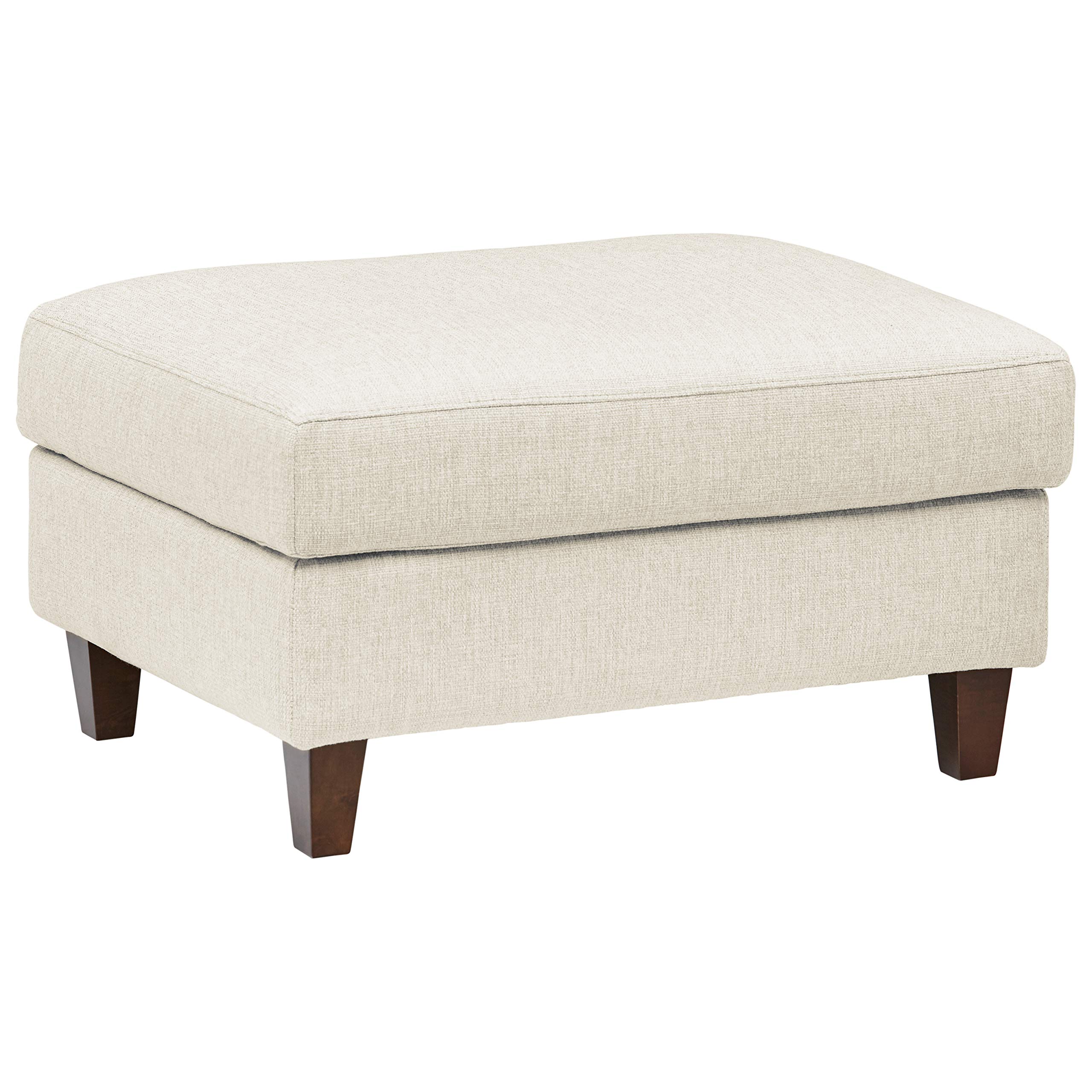 Amazon Brand – Stone & Beam Andover Modern Rectangle Ottoman, 32"W, Sand