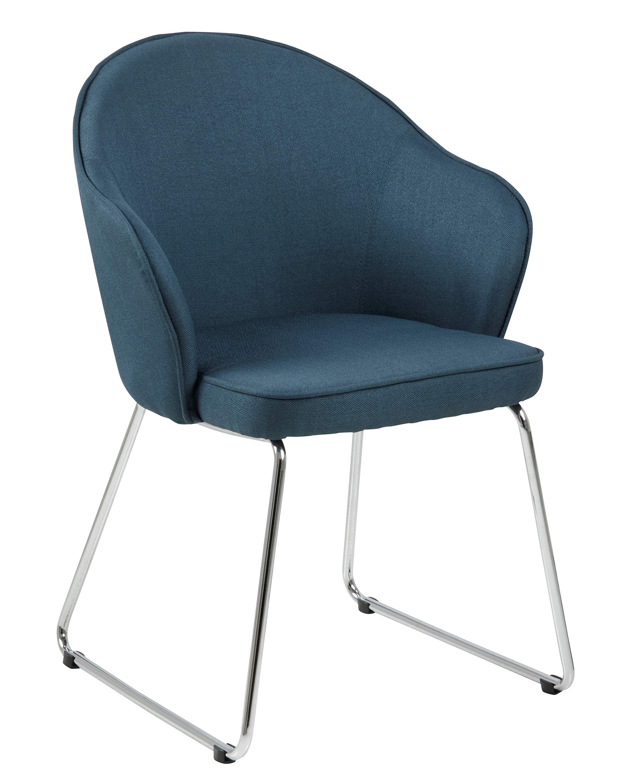 Amazon Brand - Movian Sils - Silla de comedor, 58,5 x 57 x 81,5 cm, azul