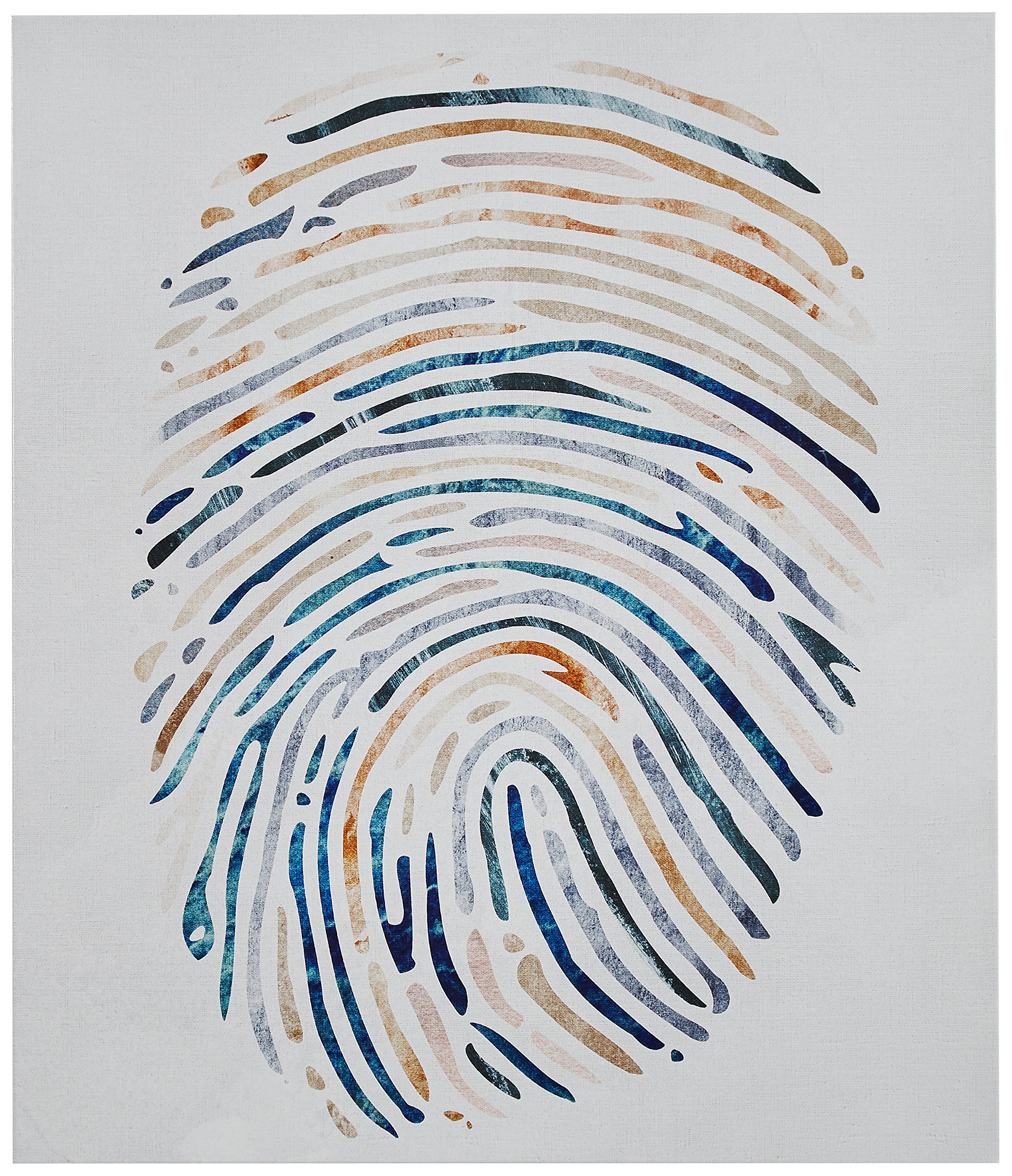 Amazon Brand – Rivet Multi-Color Canvas Fingerprint, 17" x 20"