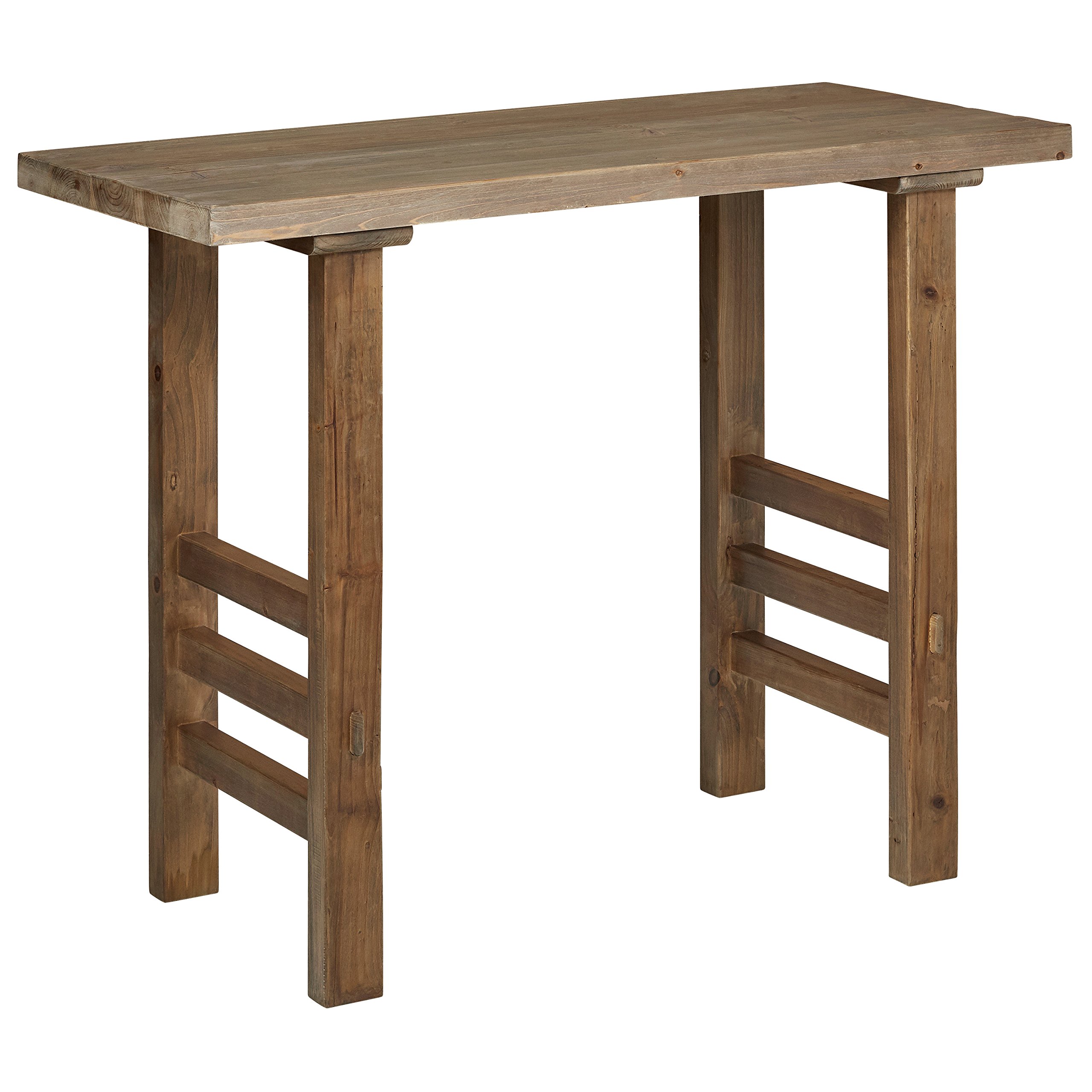 Amazon Brand – Stone & Beam Reclaimed Wood Ladder-Rung Counter-Height Dining Table Bar, 36"H x 44"L, Fir