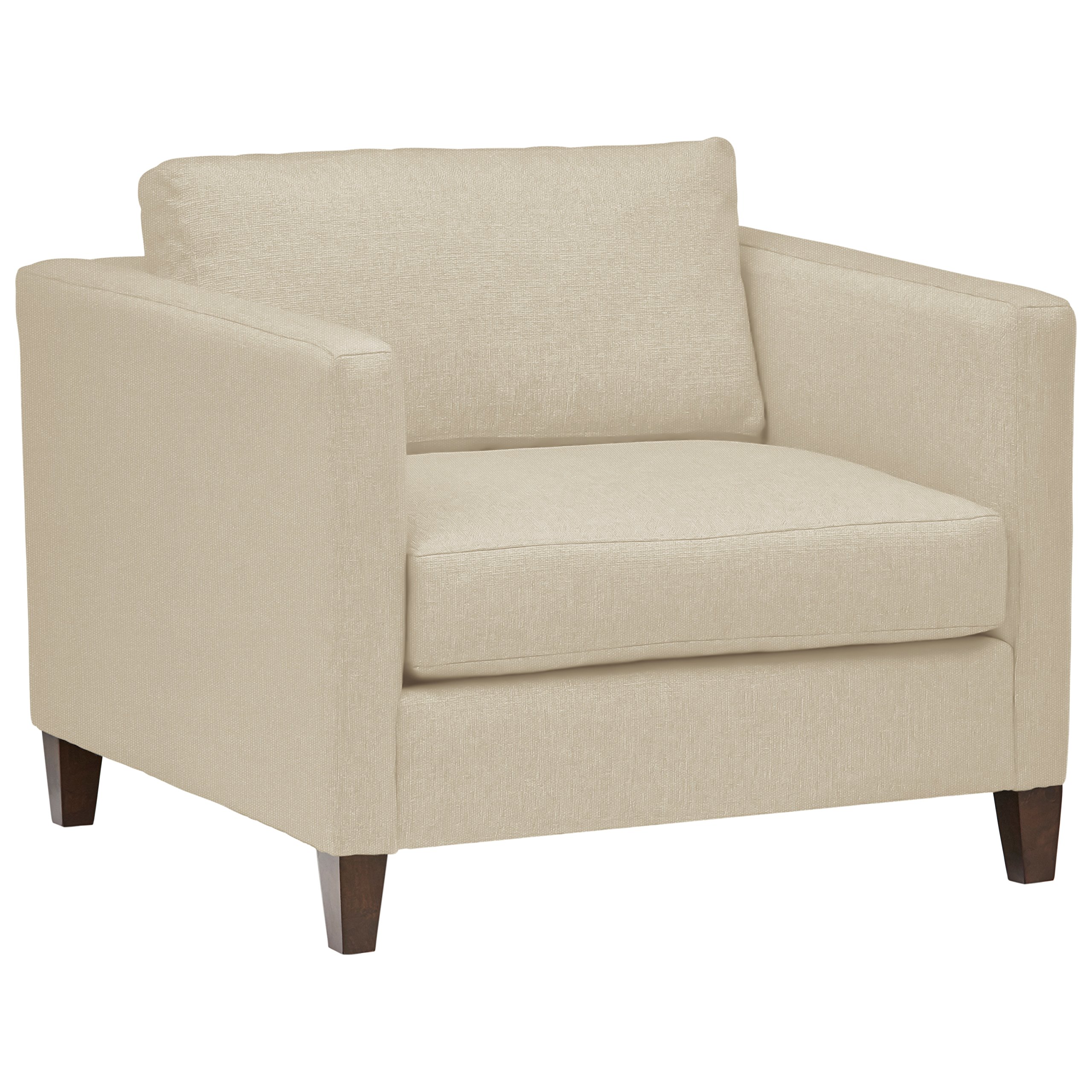 Amazon Brand – Stone & Beam Andover Modern Living Room Accent Chair, 38"W, Linen