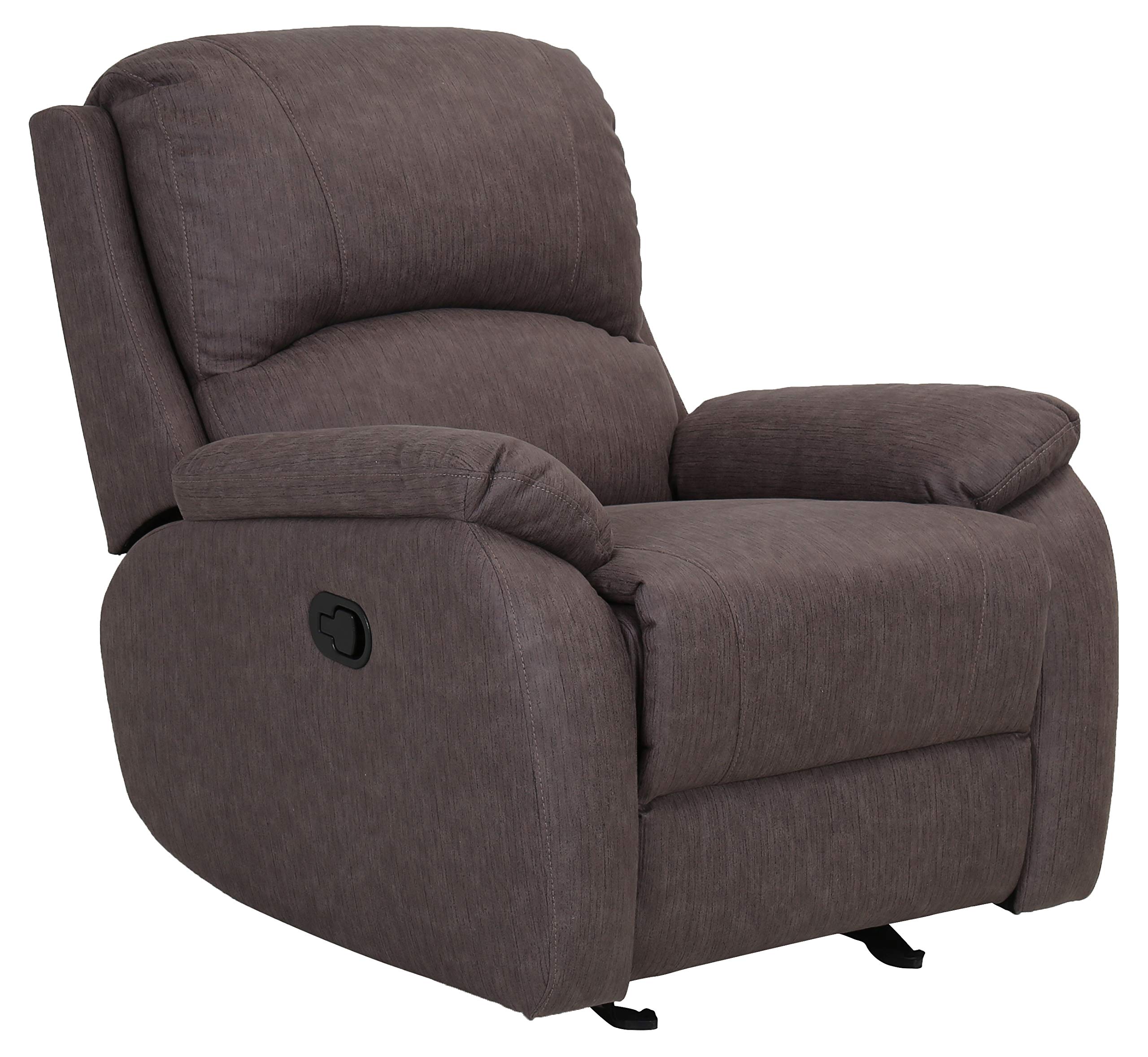 Amazon Brand – Ravenna Home Oakesdale Contemporary Recliner, 35.4"W, Langley Taupe