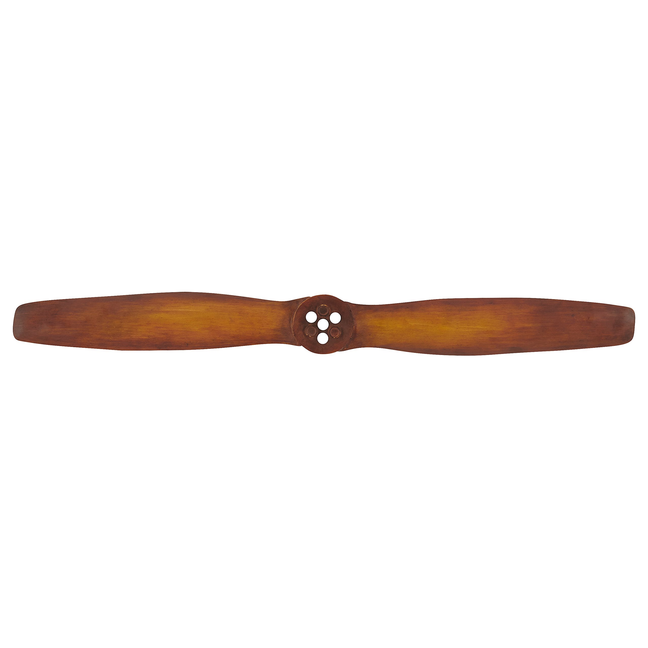 Amazon Brand – Stone & Beam Vintage Airplane Propeller, 46.5"W, Brown