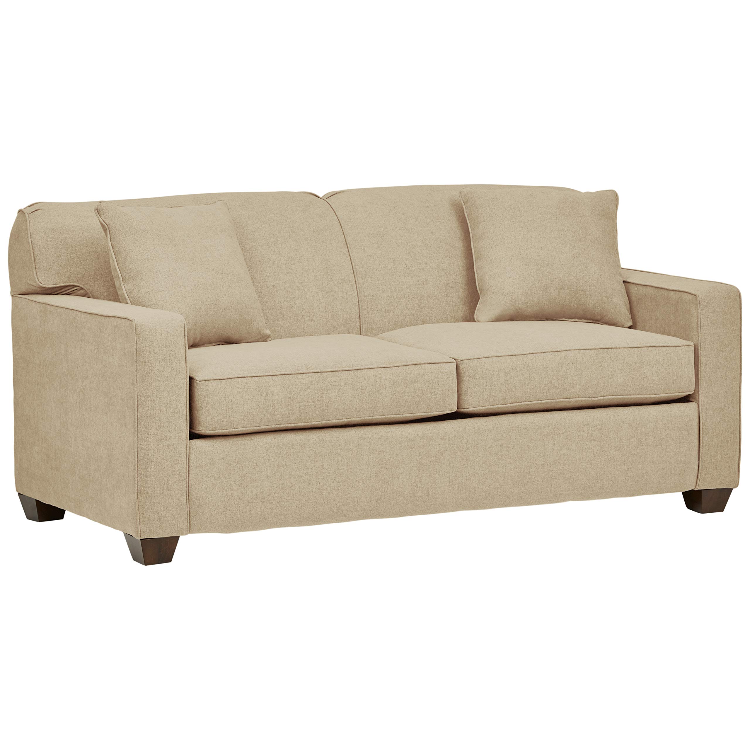 Amazon Brand – Stone & Beam Fischer Full-Sized Sleeper Sofa, 72"W, Linen Fabric