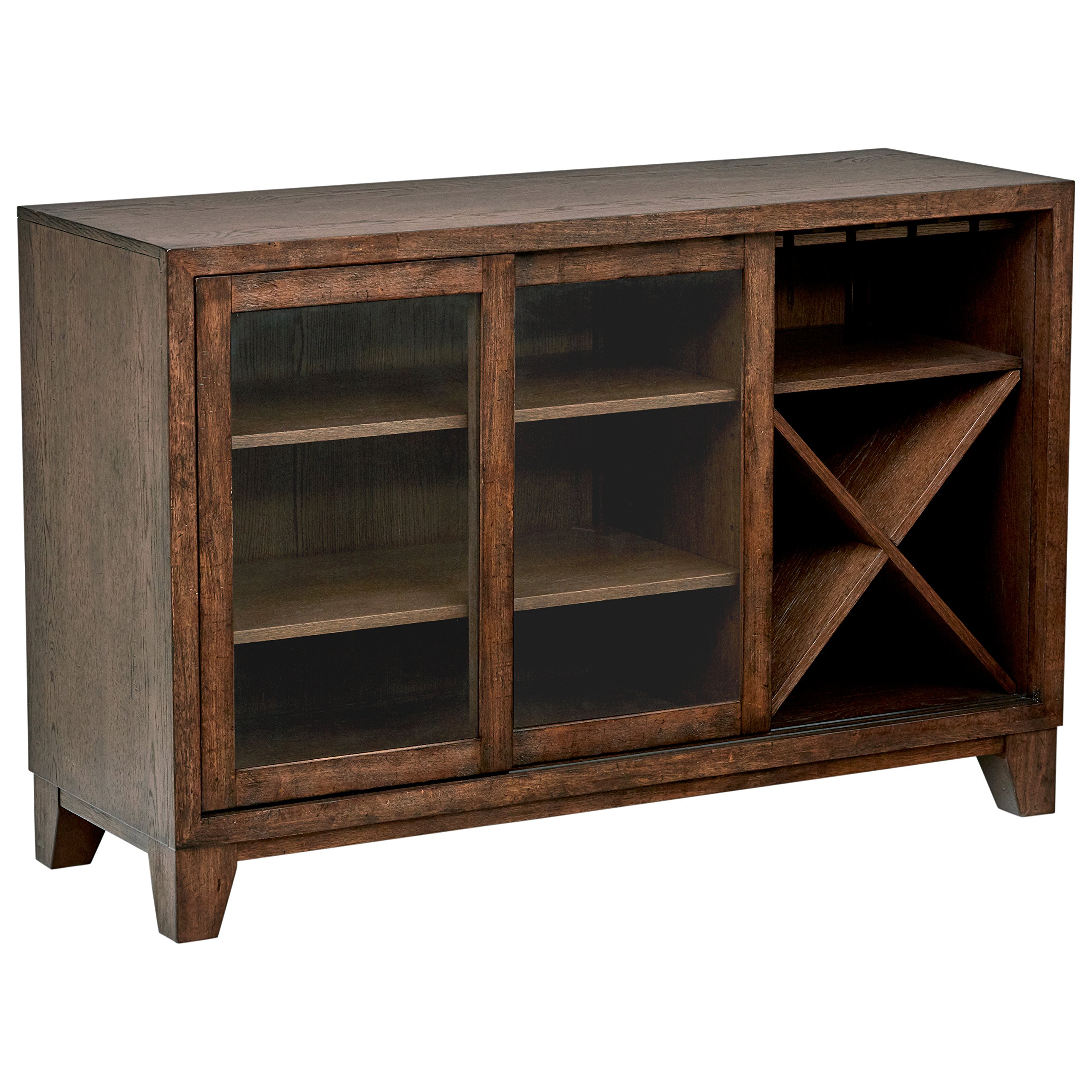 Amazon Brand – Stone & Beam Dunbar Modern Wood Buffet, 55"W, Oak