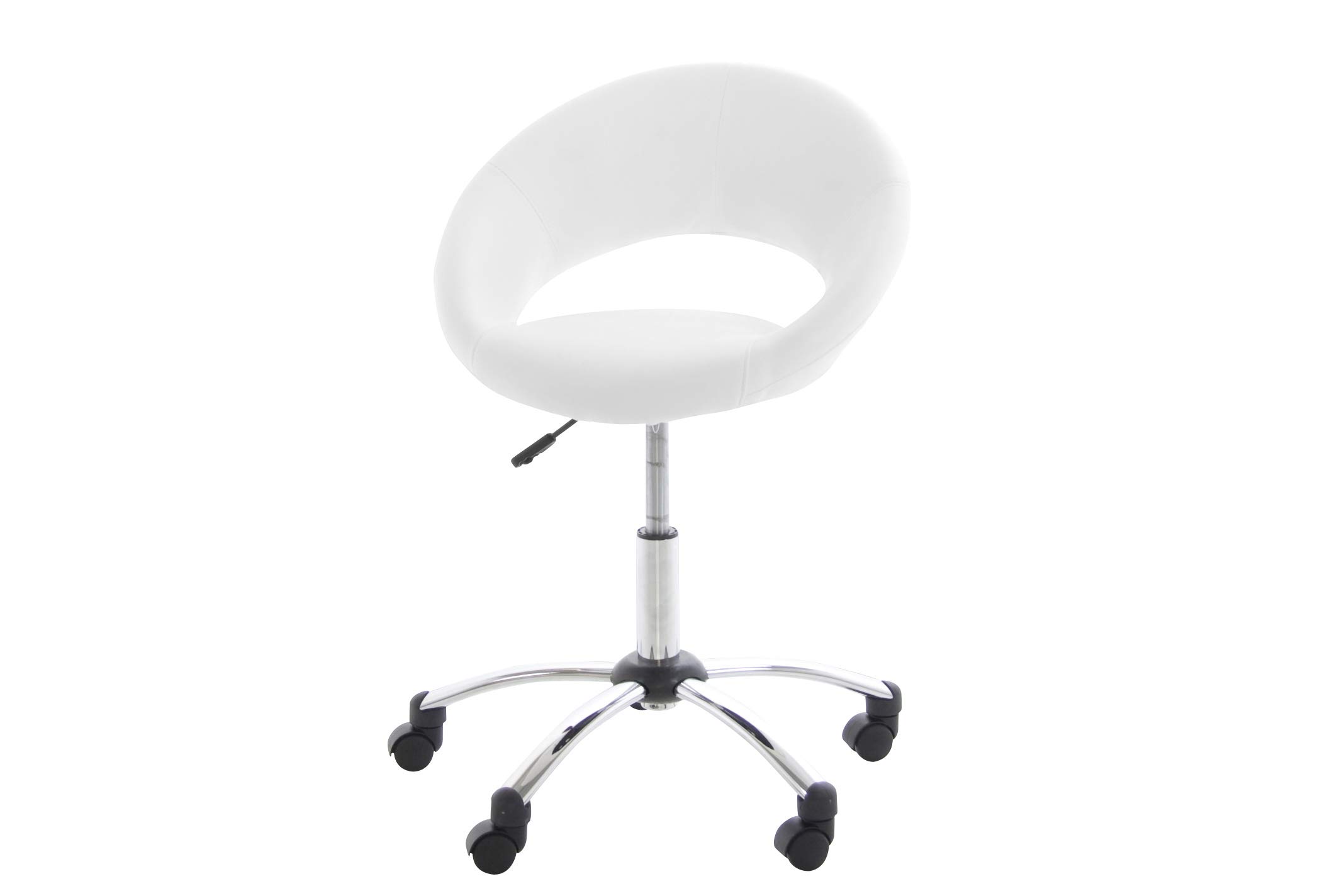 Amazon Brand - Movian Thun - Sedia da scrivania, 53 x 60 x 89 cm, bianco