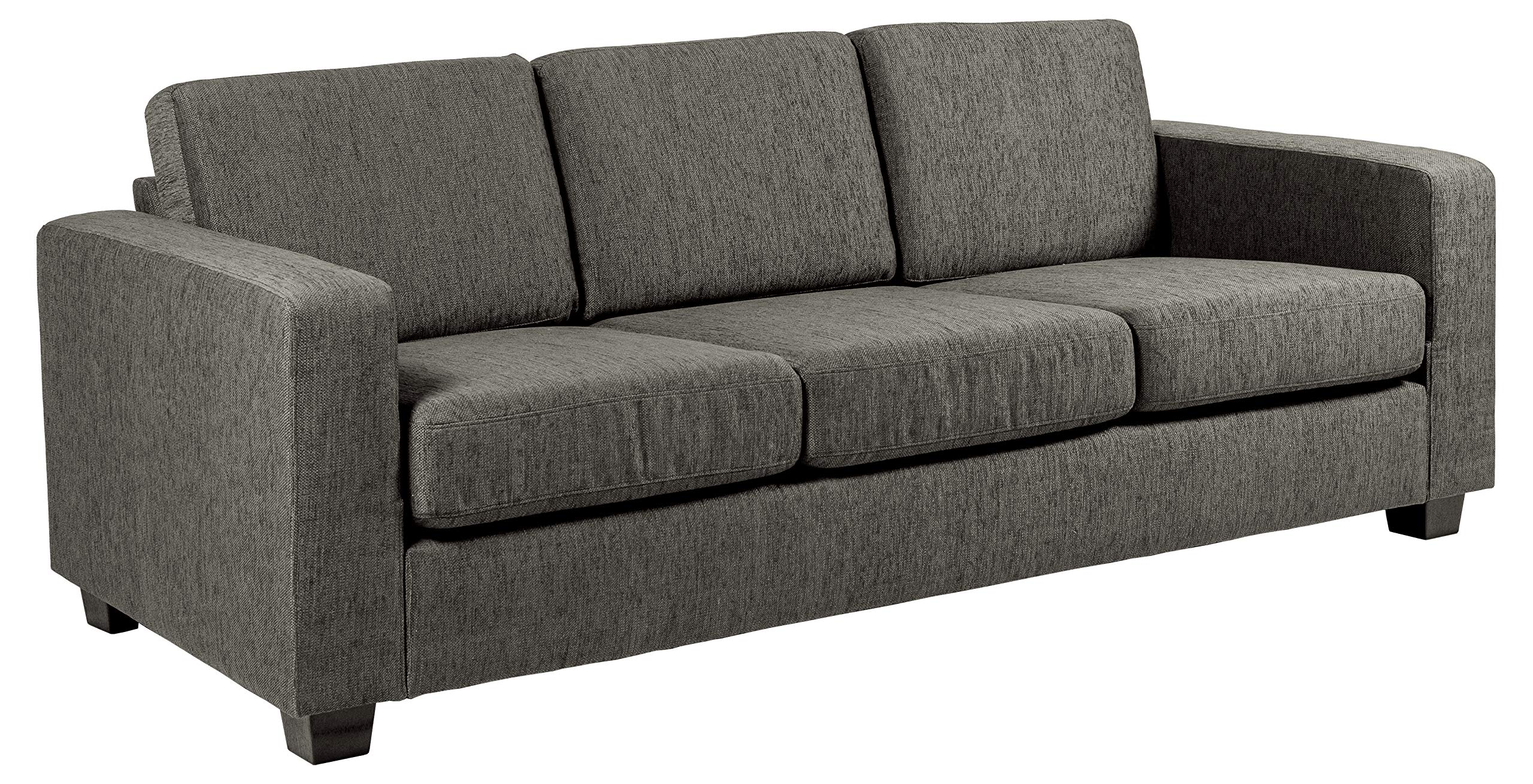 Marque Amazon - Movian Morat - Canapé 3 places, 90 x 212 x 80 cm (longueur x largeur x hauteur), Gris