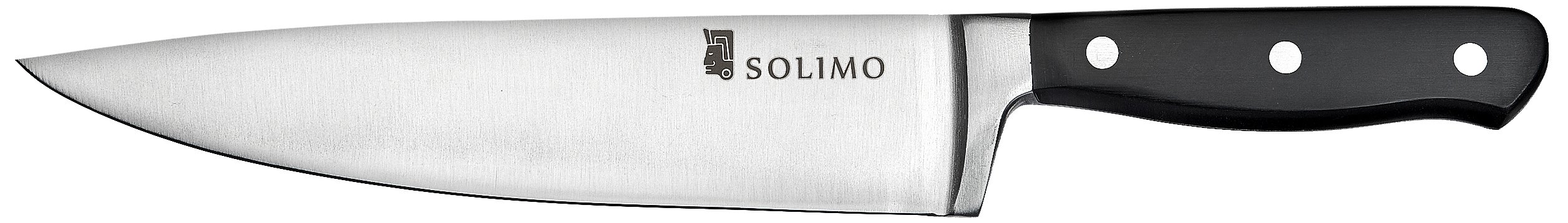 Amazon Brand - Solimo Premium Stainless Steel Chef's Knife, Silver