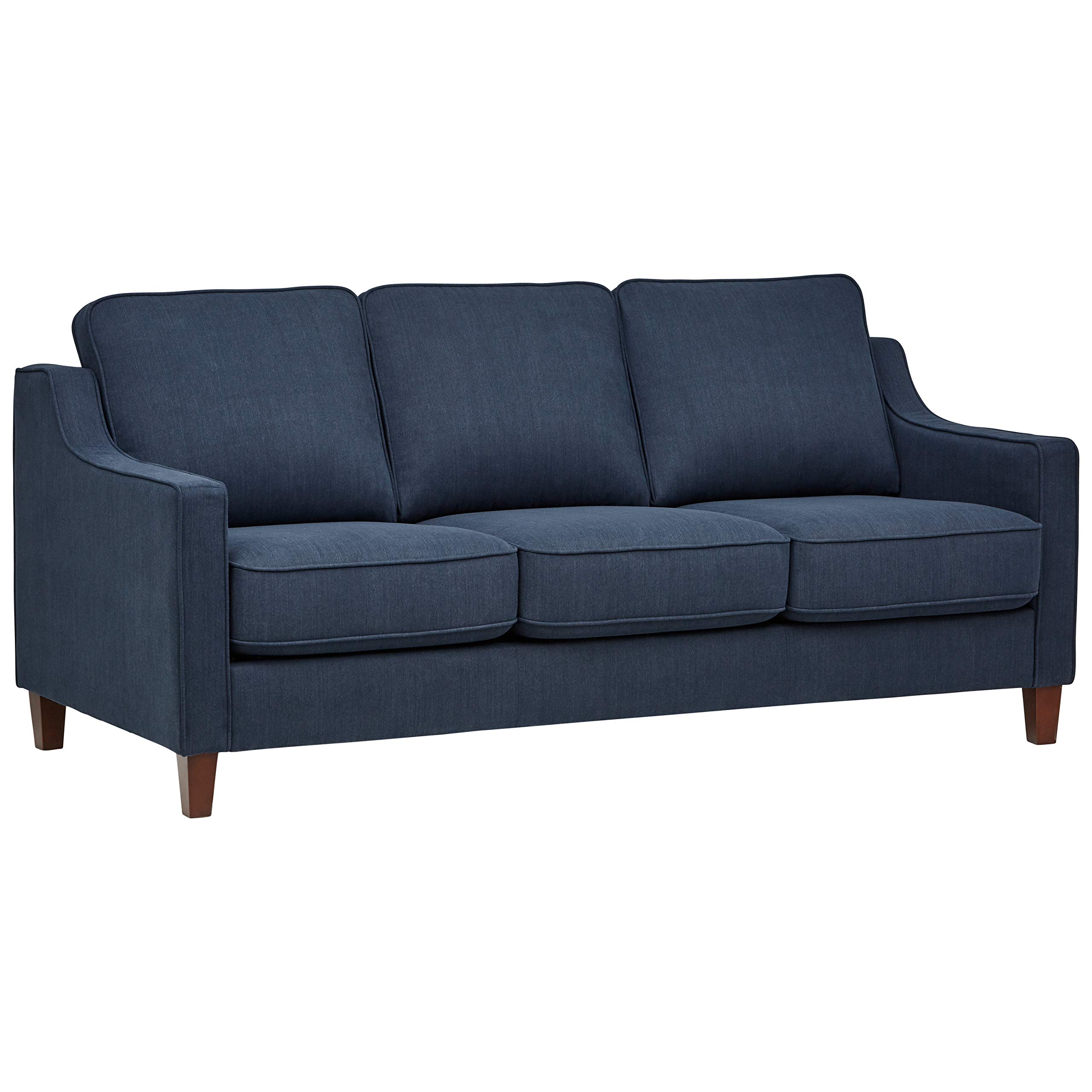 Amazon Brand – Stone & Beam Blaine Modern Sleeper Sofa Bed, 78"W, Navy Blue