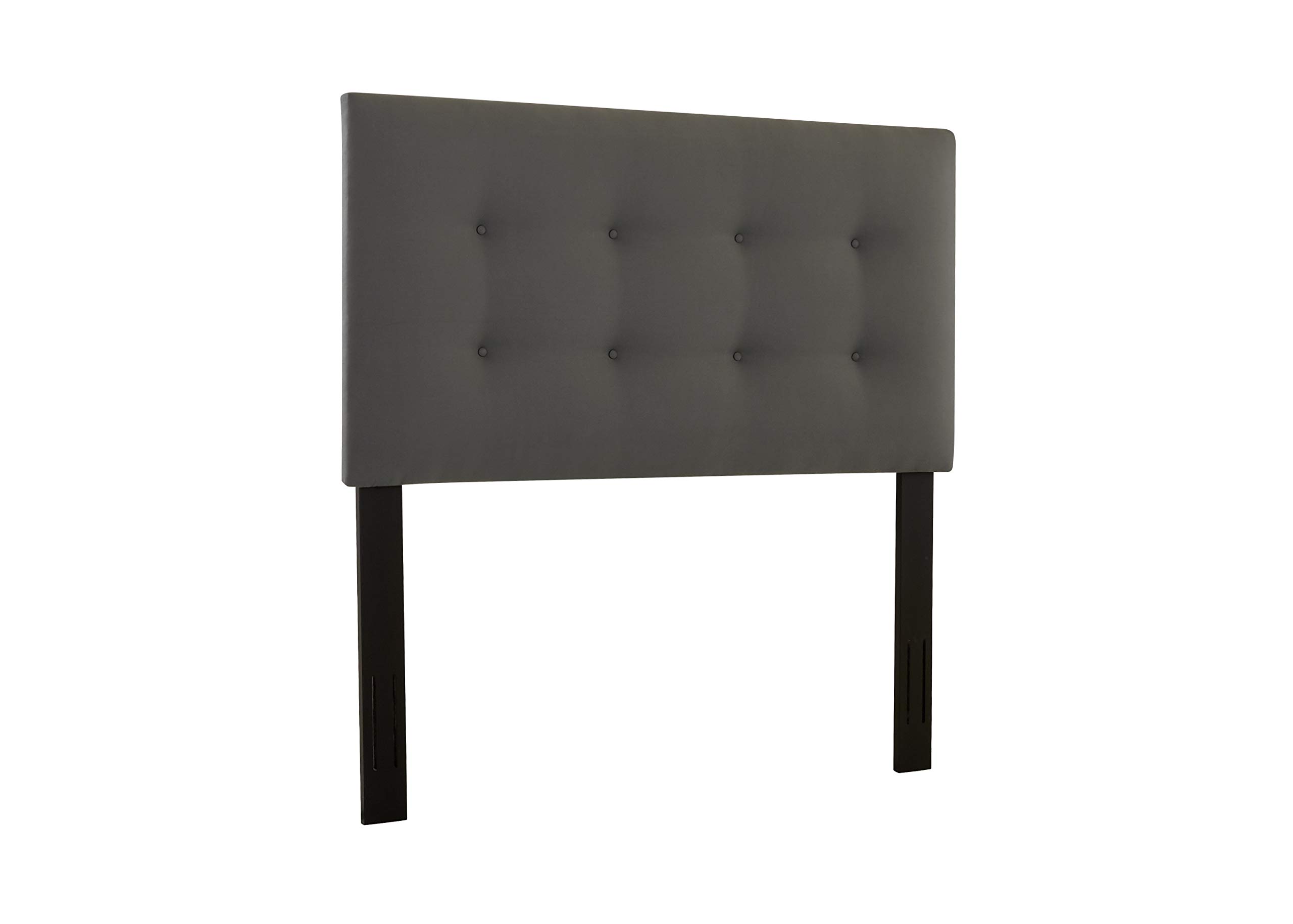 Stone & Beam Canton Queen Button-Tufted Headboard, 64"W, Iron
