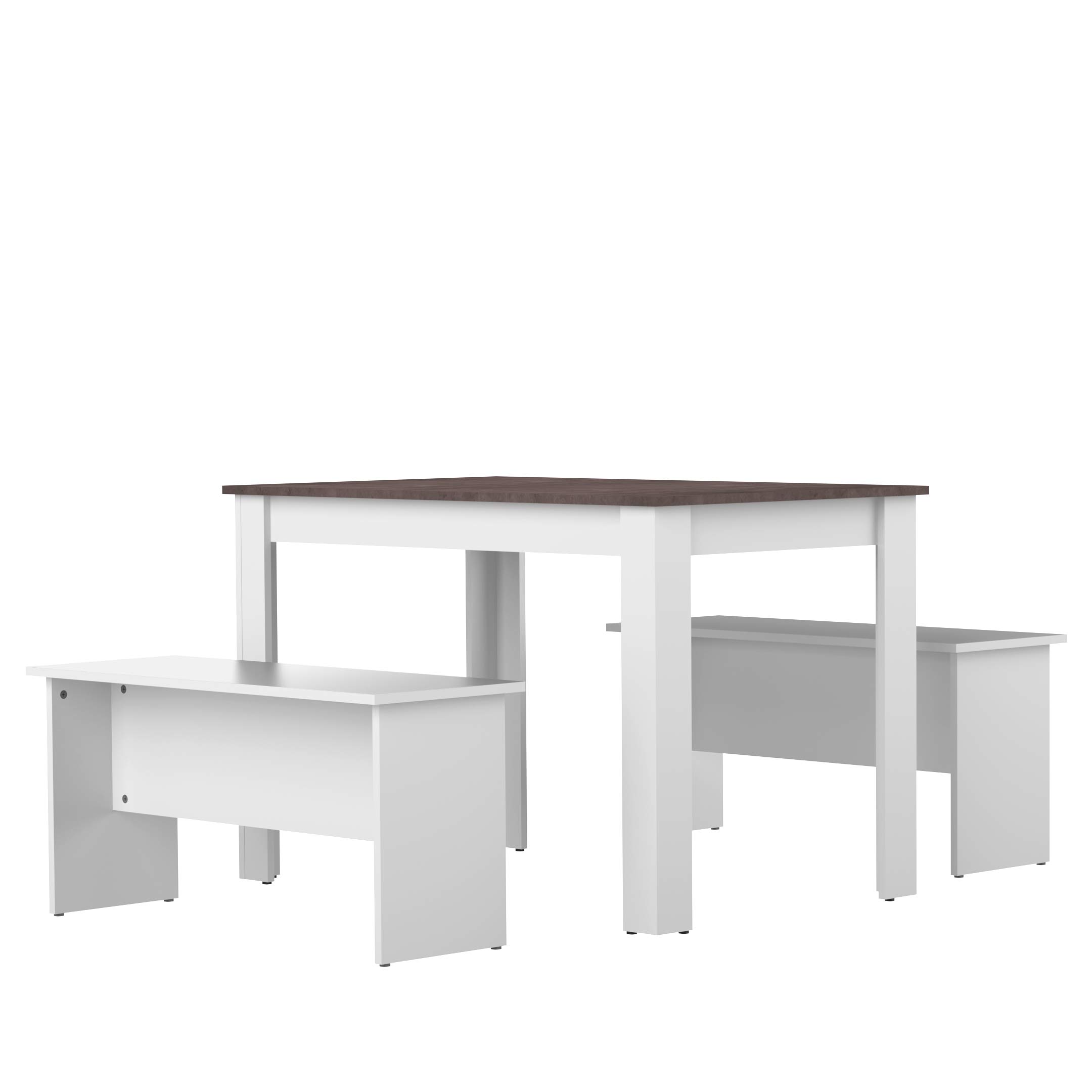 Lignora Pesaro Industrial Dining Set - 4