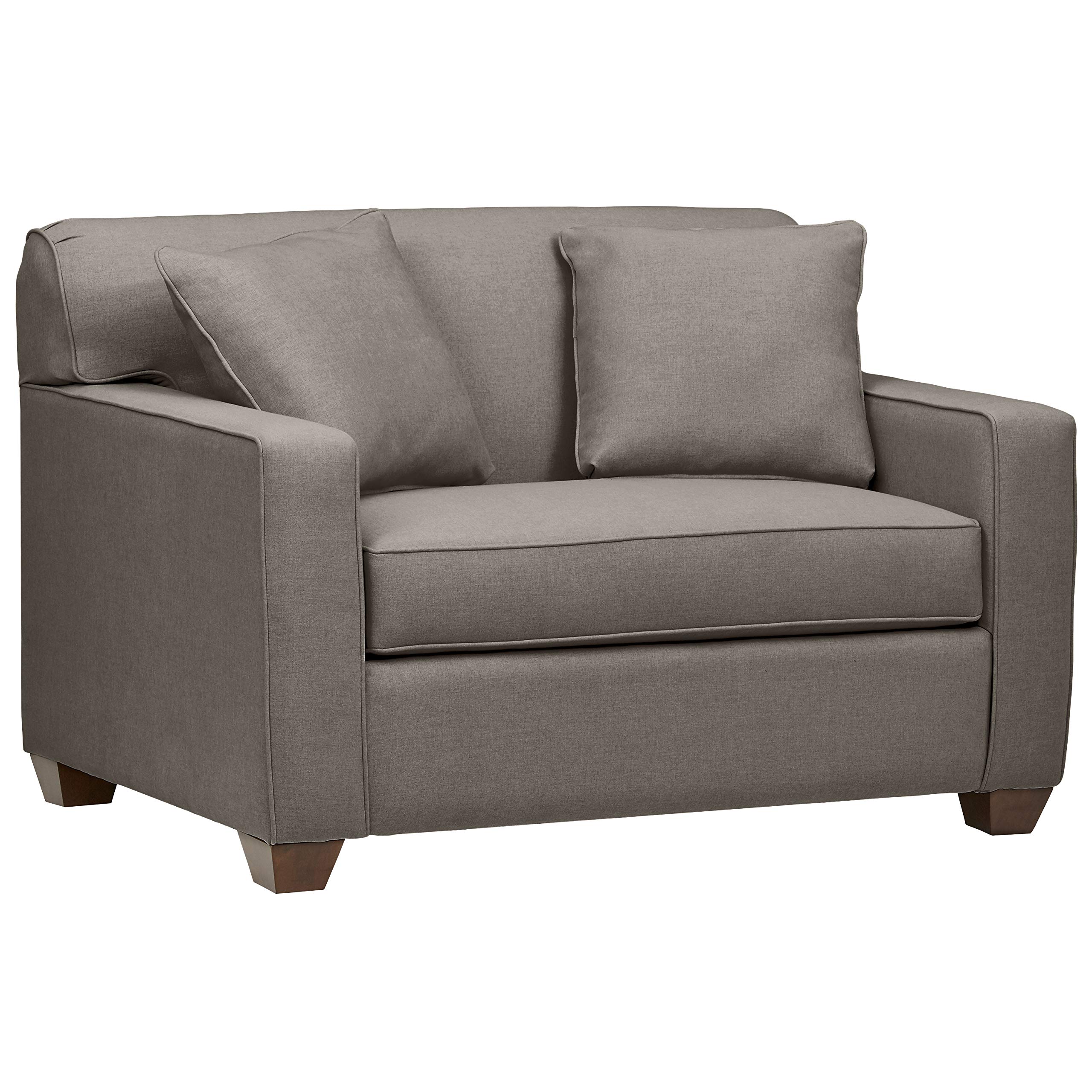 Amazon Brand – Stone & Beam Fischer Sleeper Chair, 51"W, Stone Fabric