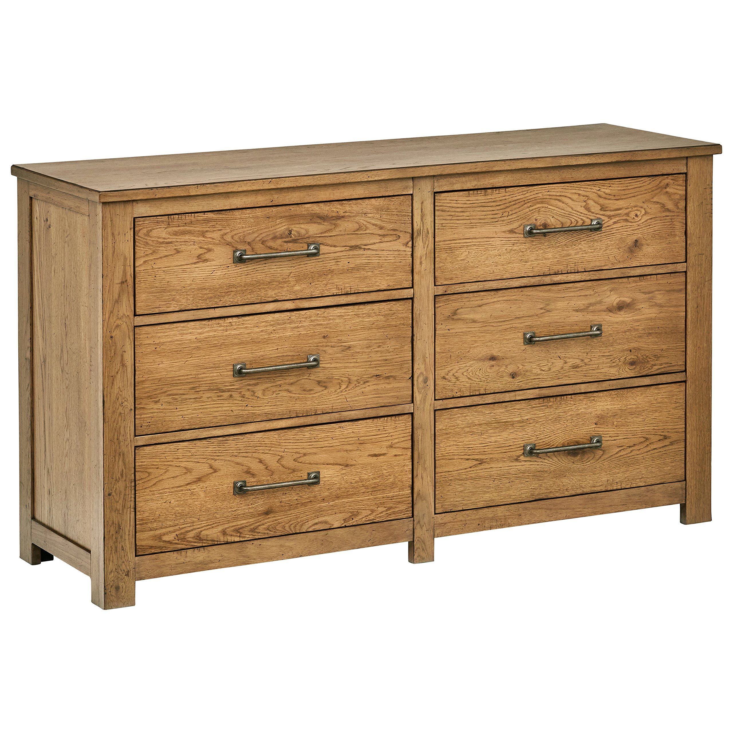 Amazon Brand – Stone & Beam Parson 6-Drawer Wood Bedroom Dresser, 60"W, Natural