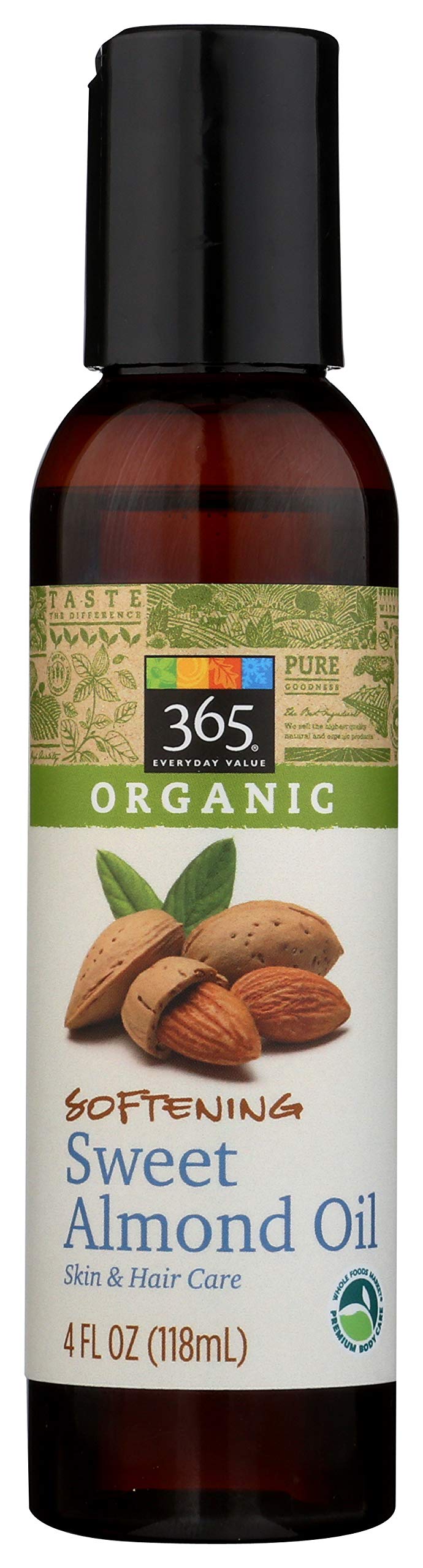 365 Everyday Value, Organic Sweet Almond Oil, 4 fl oz