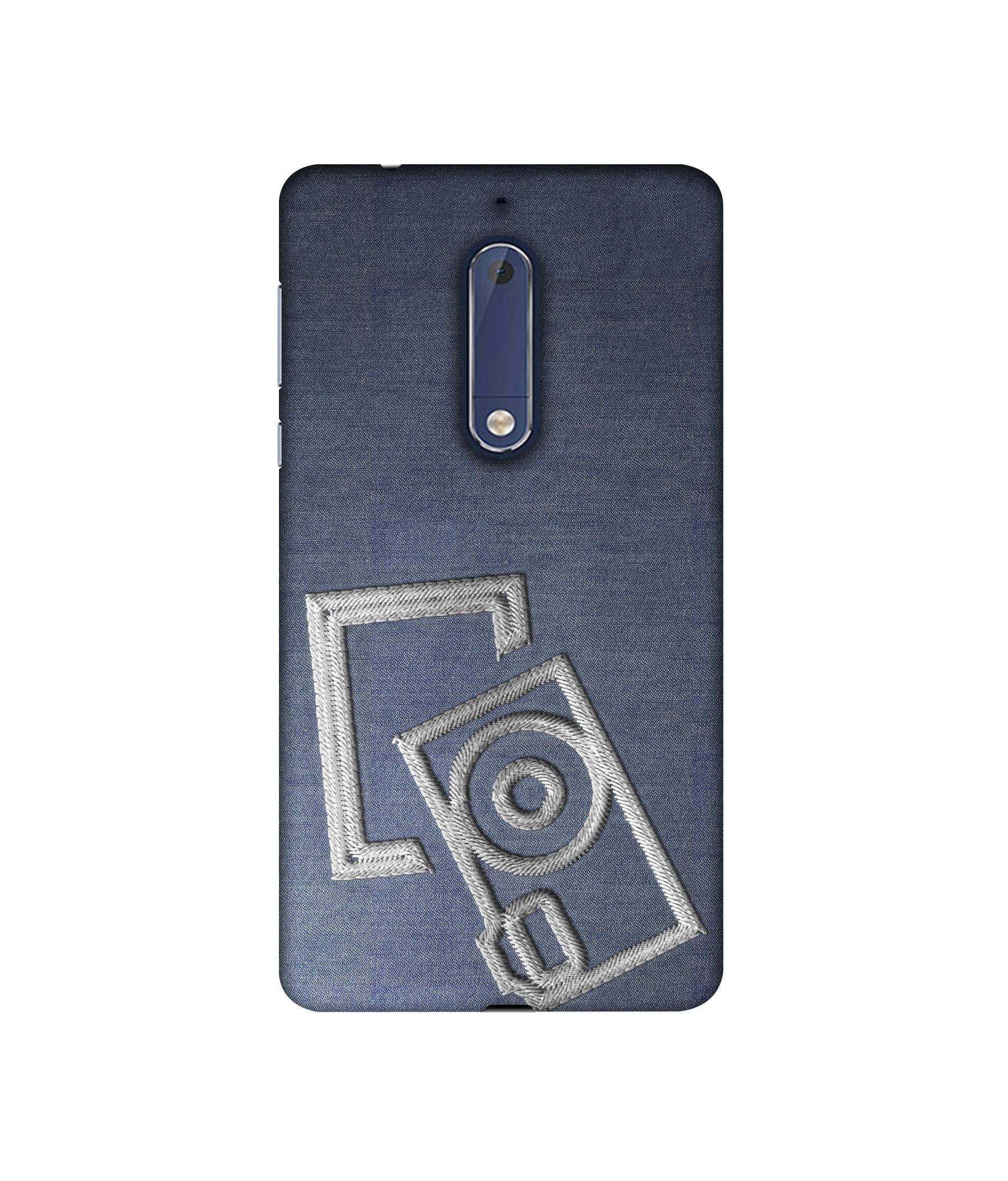 Amazon Brand - Solimo Designer Camera Embroidery 3D Printed Hard Back Case Mobile Cover for Nokia 5