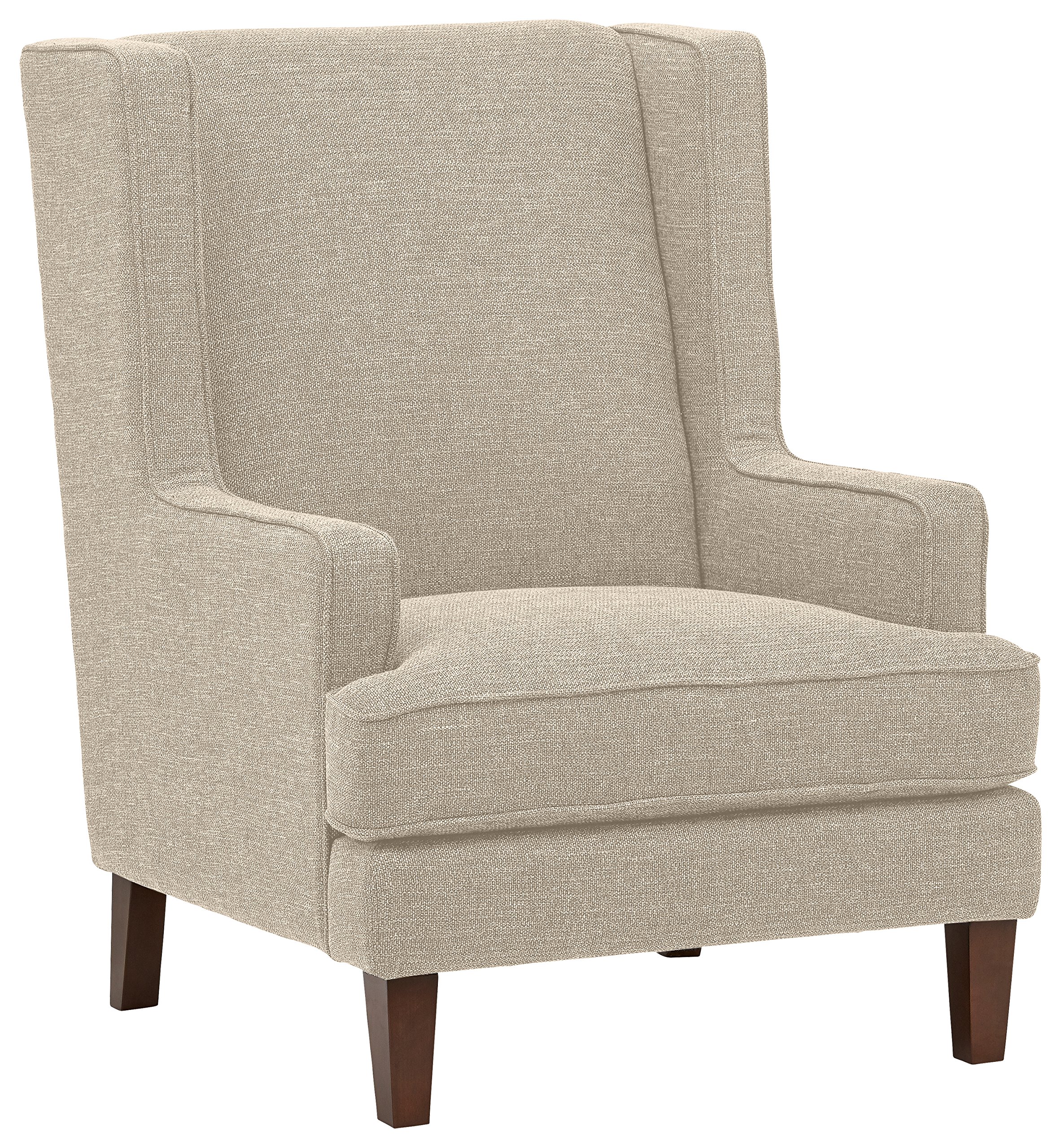 Amazon Brand – Stone & Beam Highland Modern Wingback Living Room Accent Chair, 31.9"W, Oatmeal