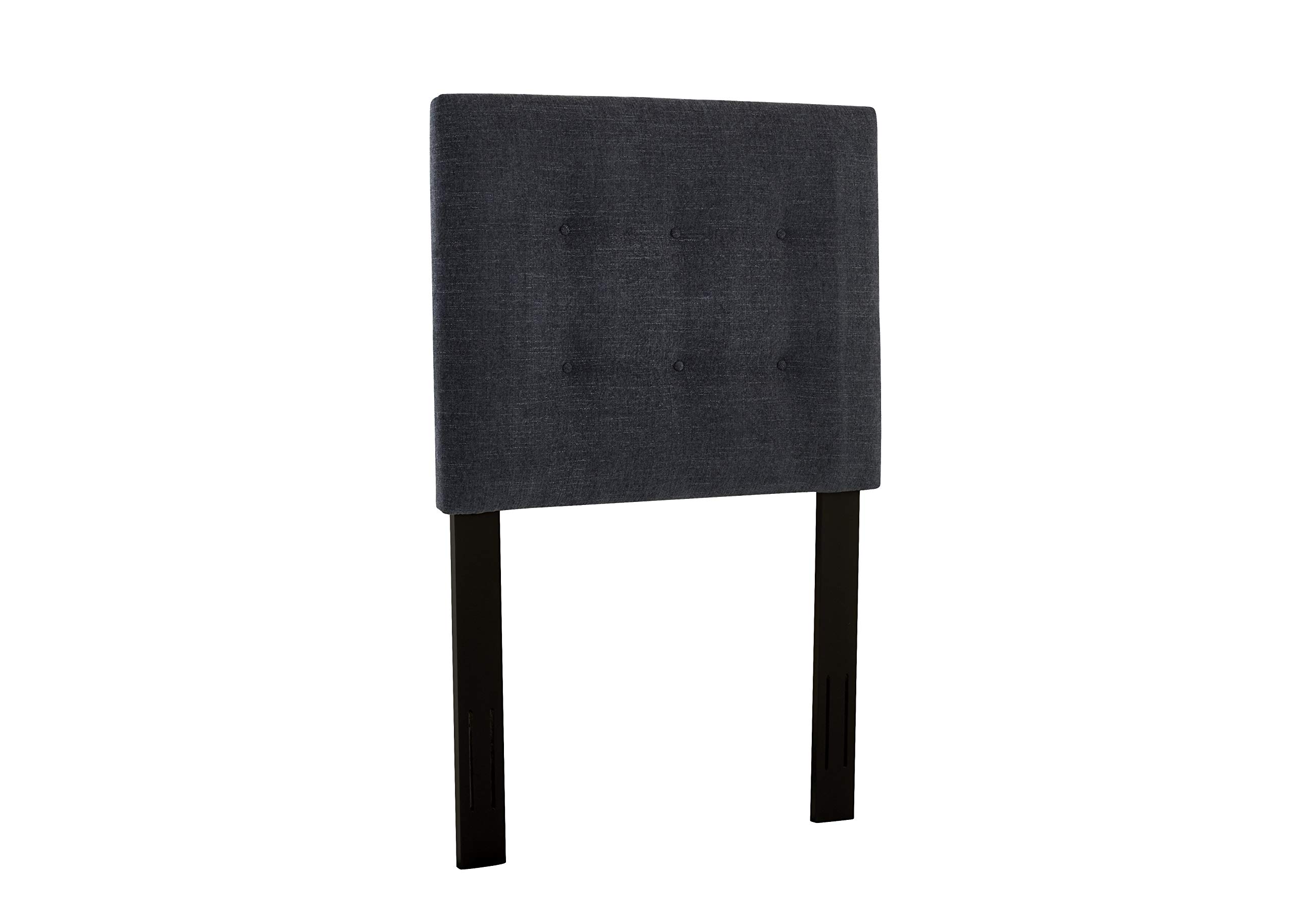 Stone & Beam Canton Twin Button-Tufted Headboard, 42"W, Eclipse