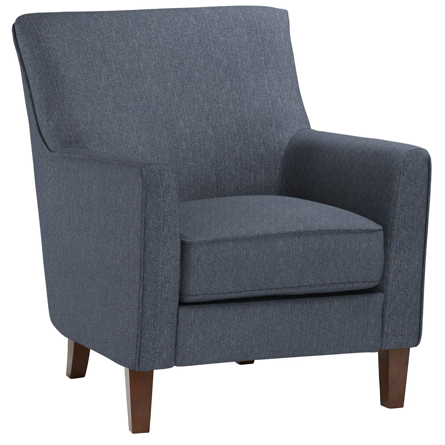 Amazon Brand – Stone & Beam Cheyanne Modern Living Room Accent Arm Chair, 30.7"W, Blue