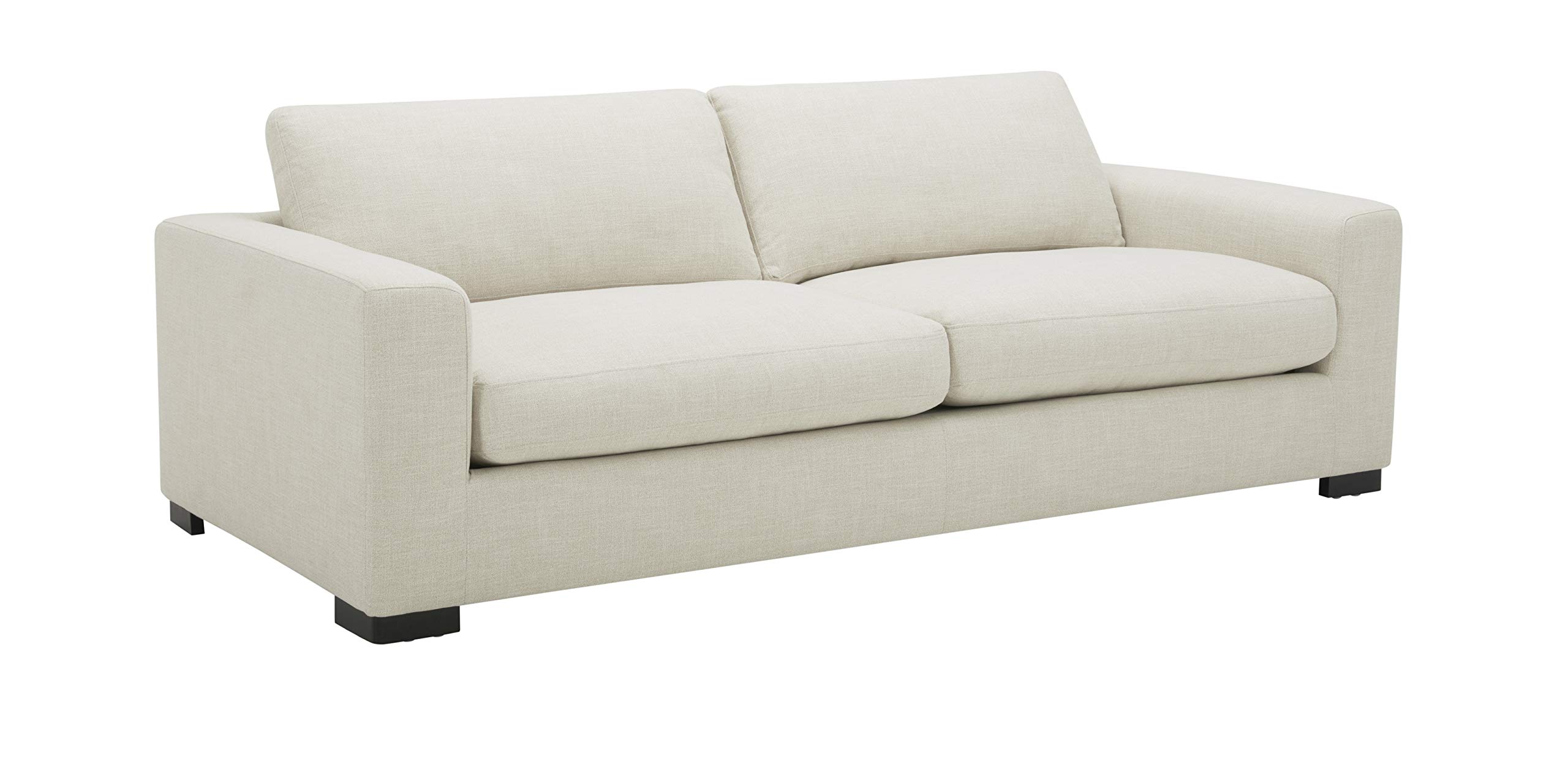 Amazon Brand – Stone & Beam Westview Extra-Deep Down-Filled Sofa Couch, 89"W, Cream