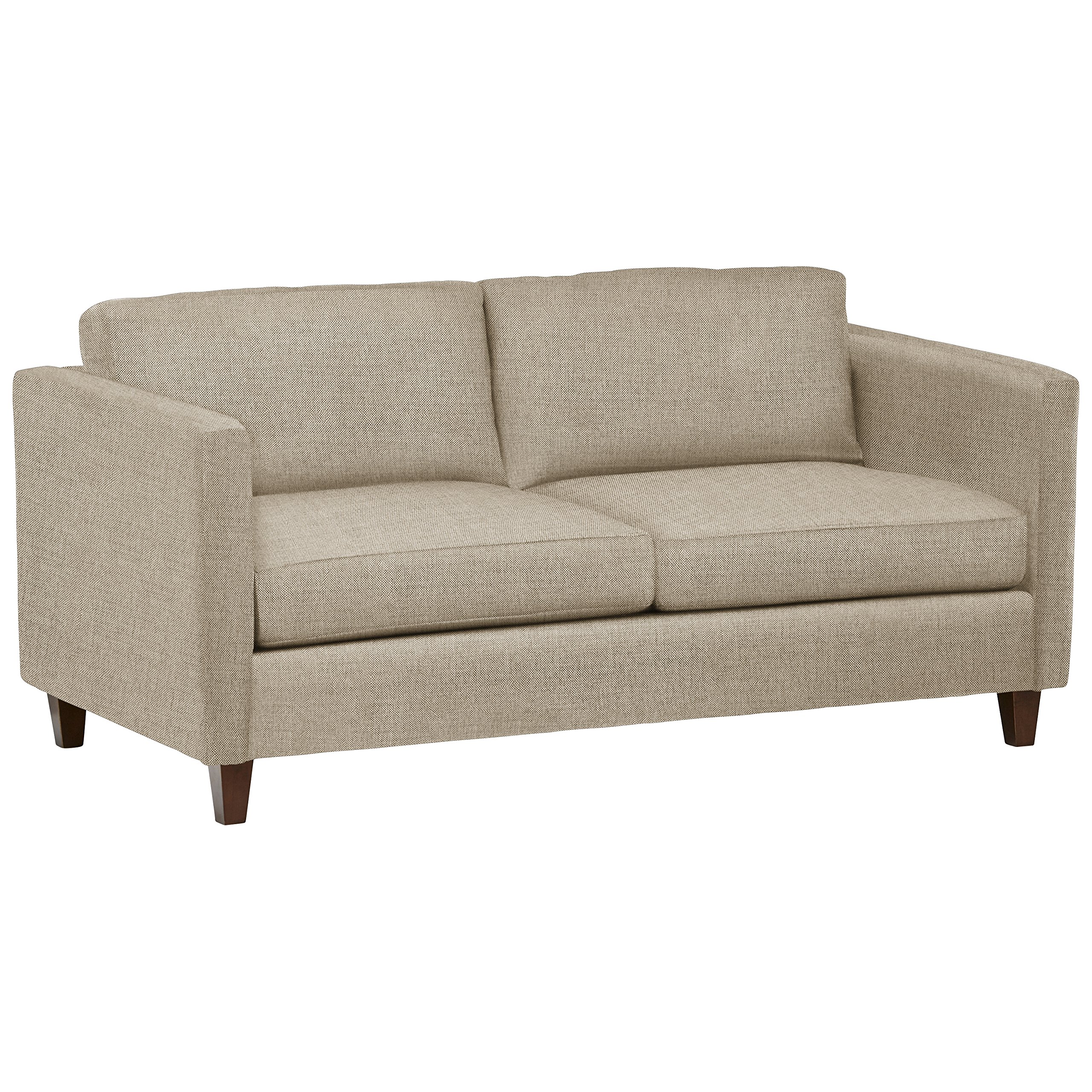 Amazon Brand – Stone & Beam Andover Modern Loveseat, Sofa 67"W, Tan