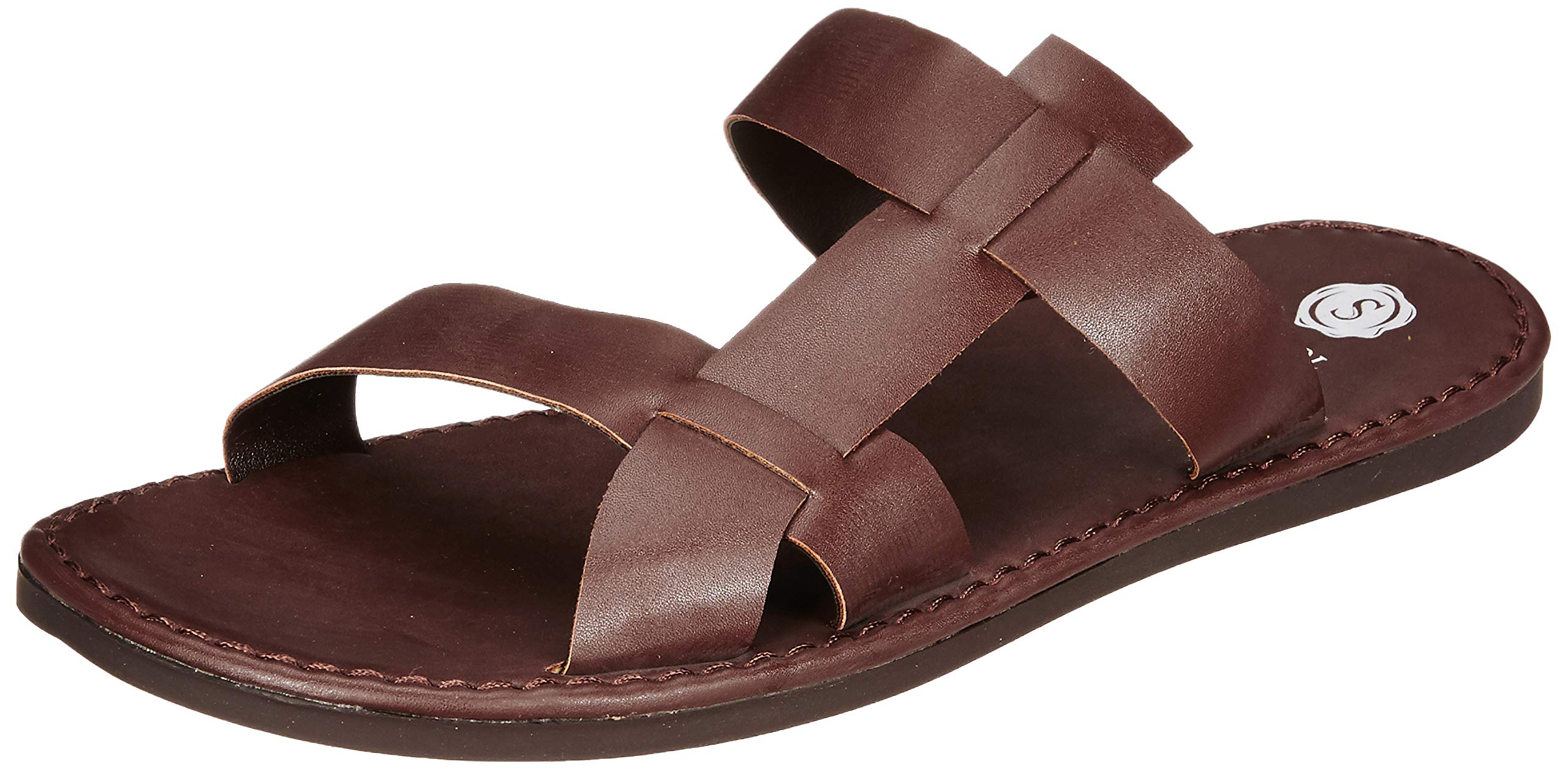 Amazon Brand - Symbol Men's Brown Sandals-7 (AZ-KY-339A)