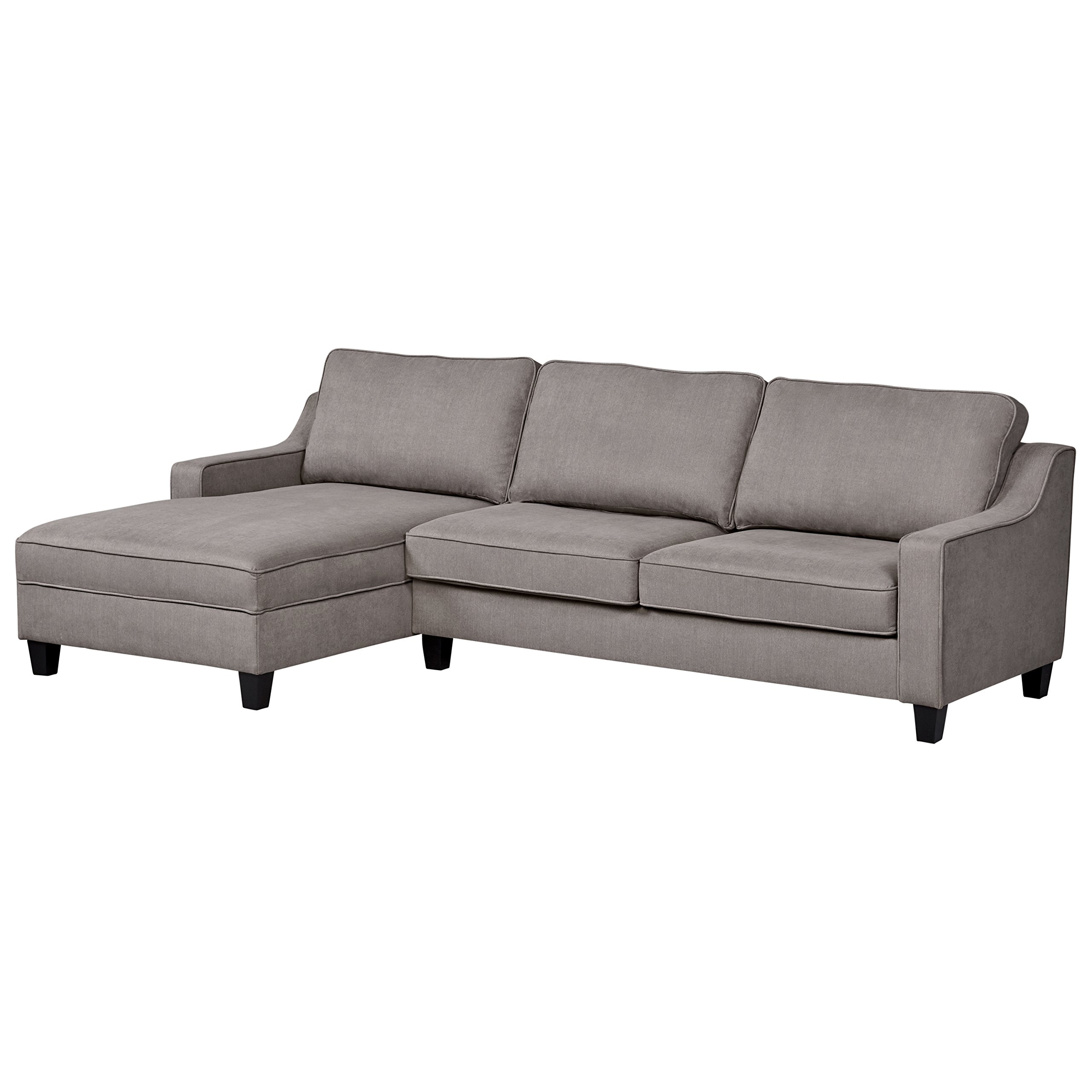 Amazon Brand – Stone & Beam Isabel Traditional Loveseat Sofa, 83.8"W, Tan