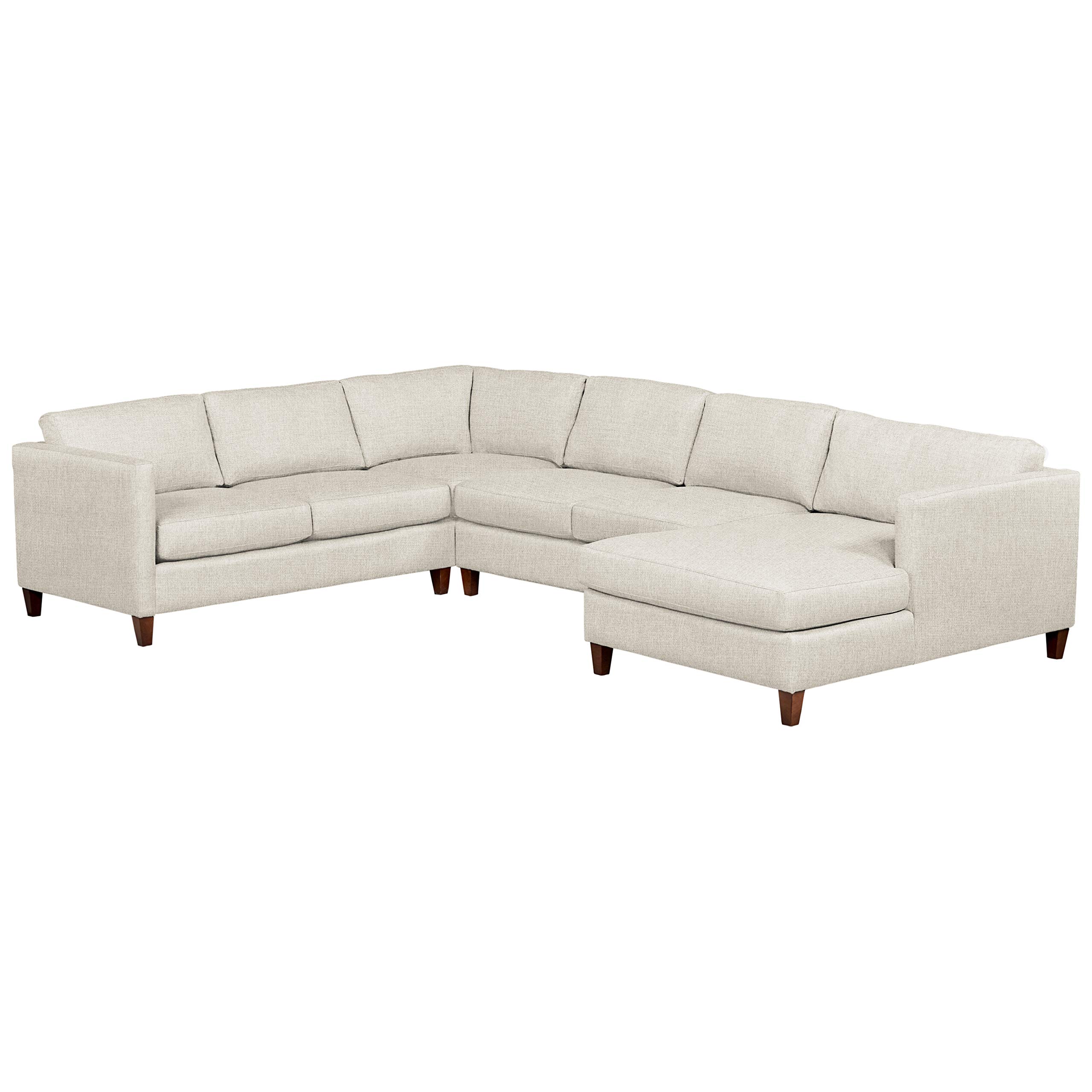 Amazon Brand – Stone & Beam Andover Modern Left U-Sectional Sofa, 134"W, Sand