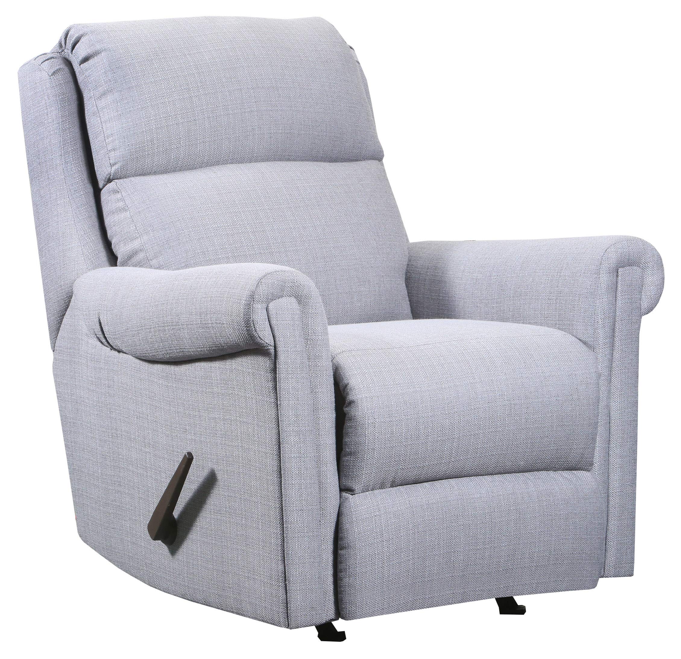 Amazon Brand – Ravenna Home Tamarack Rocker Recliner, 34"W, Fog