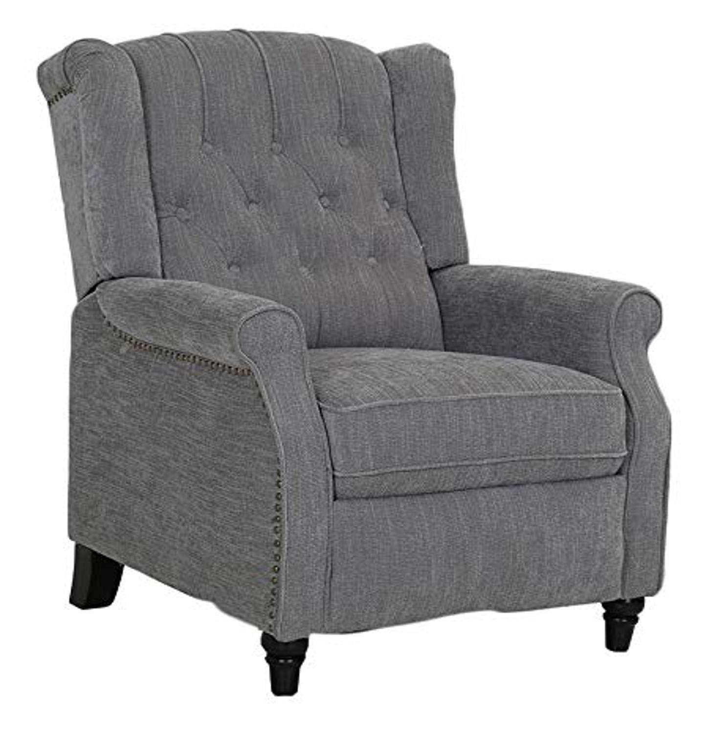 Amazon Brand – Ravenna Home Pritchard Classic Recliner, 29.1"W, Grey