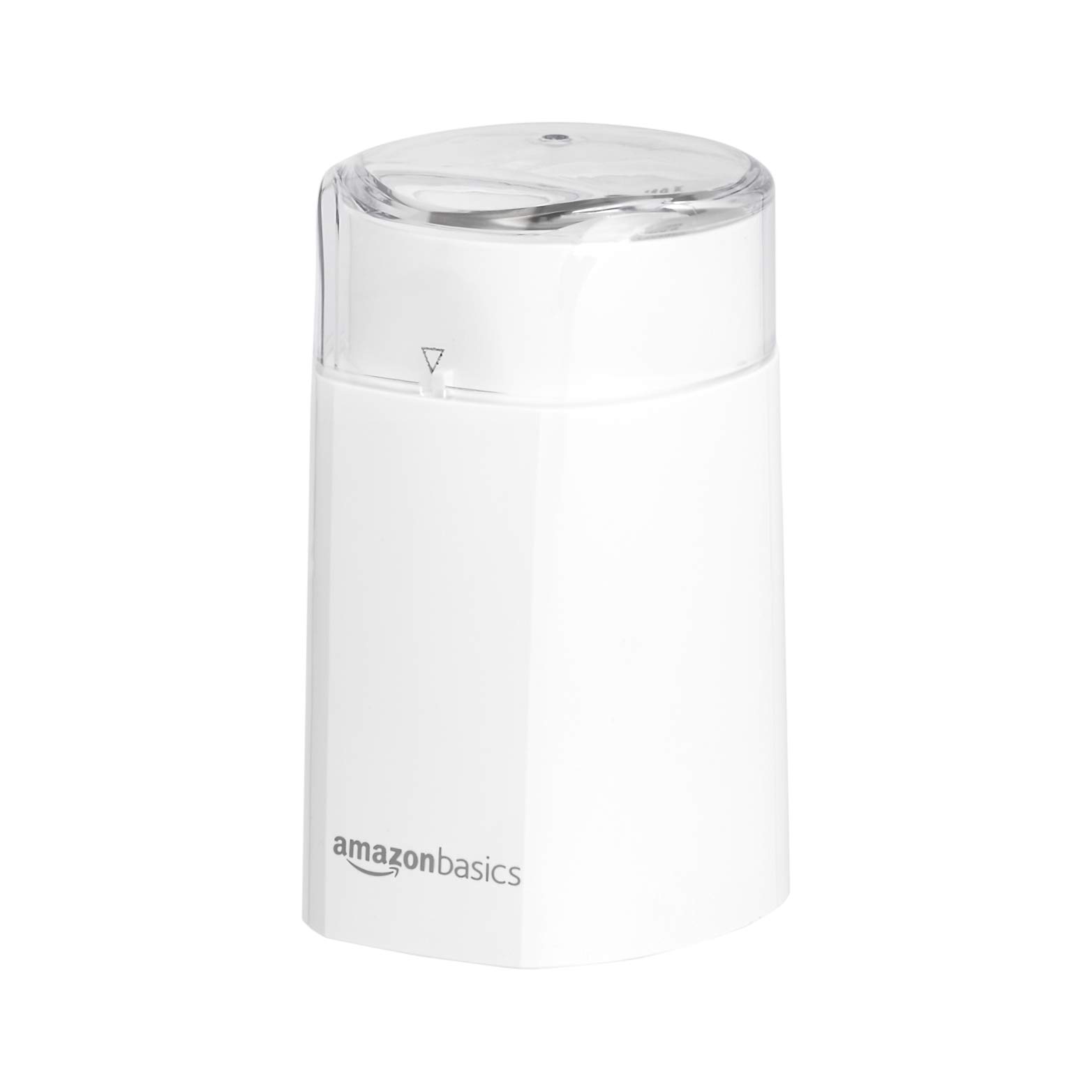 AmazonBasics Electric Coffee Bean Grinder, White