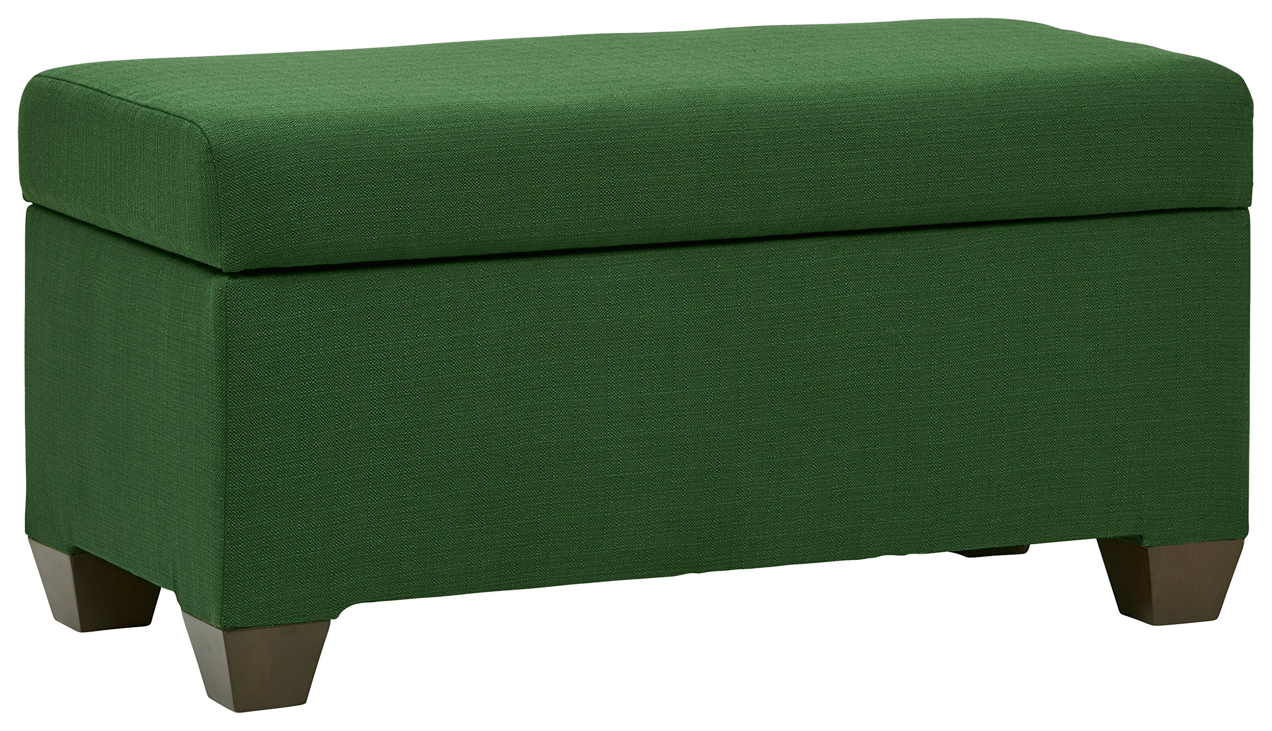 Amazon Brand – Stone & Beam Union Modern Storage Bench, 38"W, Emerald