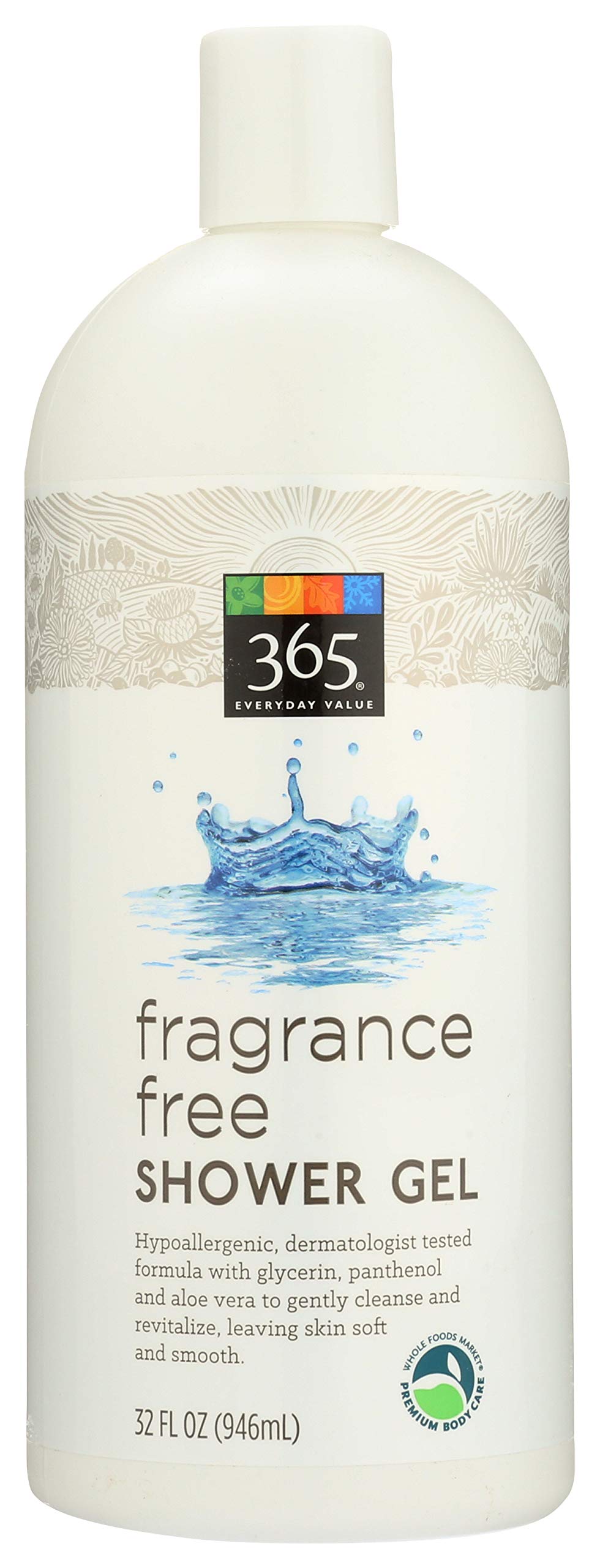 365 Everyday Value, Shower Gel, Fragrance Free, 32 oz