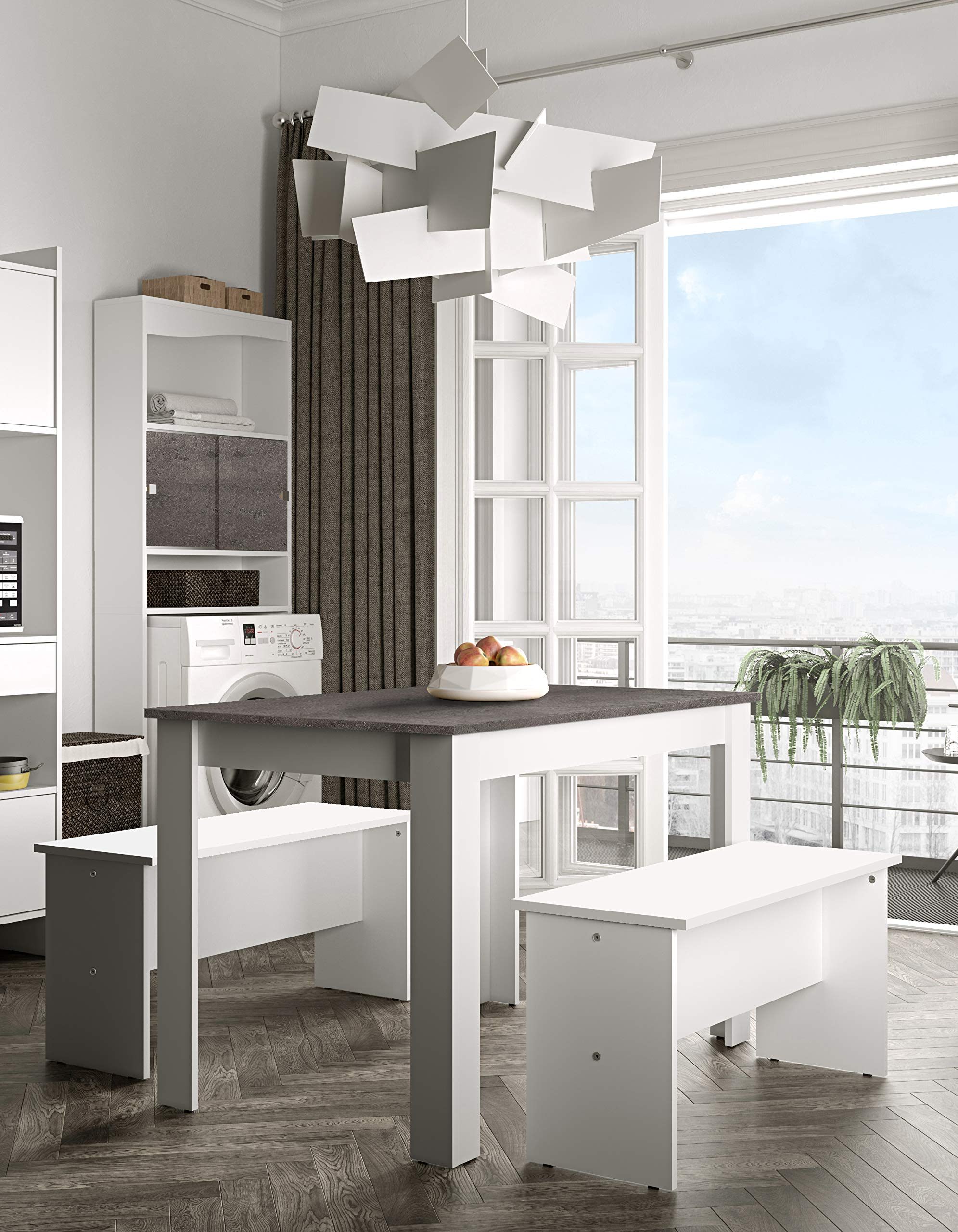 Lignora Pesaro Industrial Dining Set