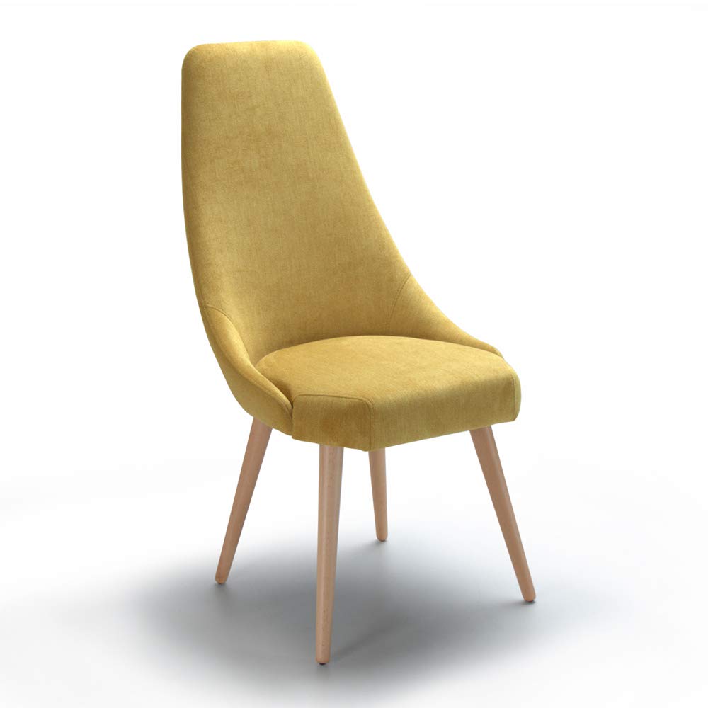 Marque Amazon - Alkove - Chaise d'appoint Albert, Jaune