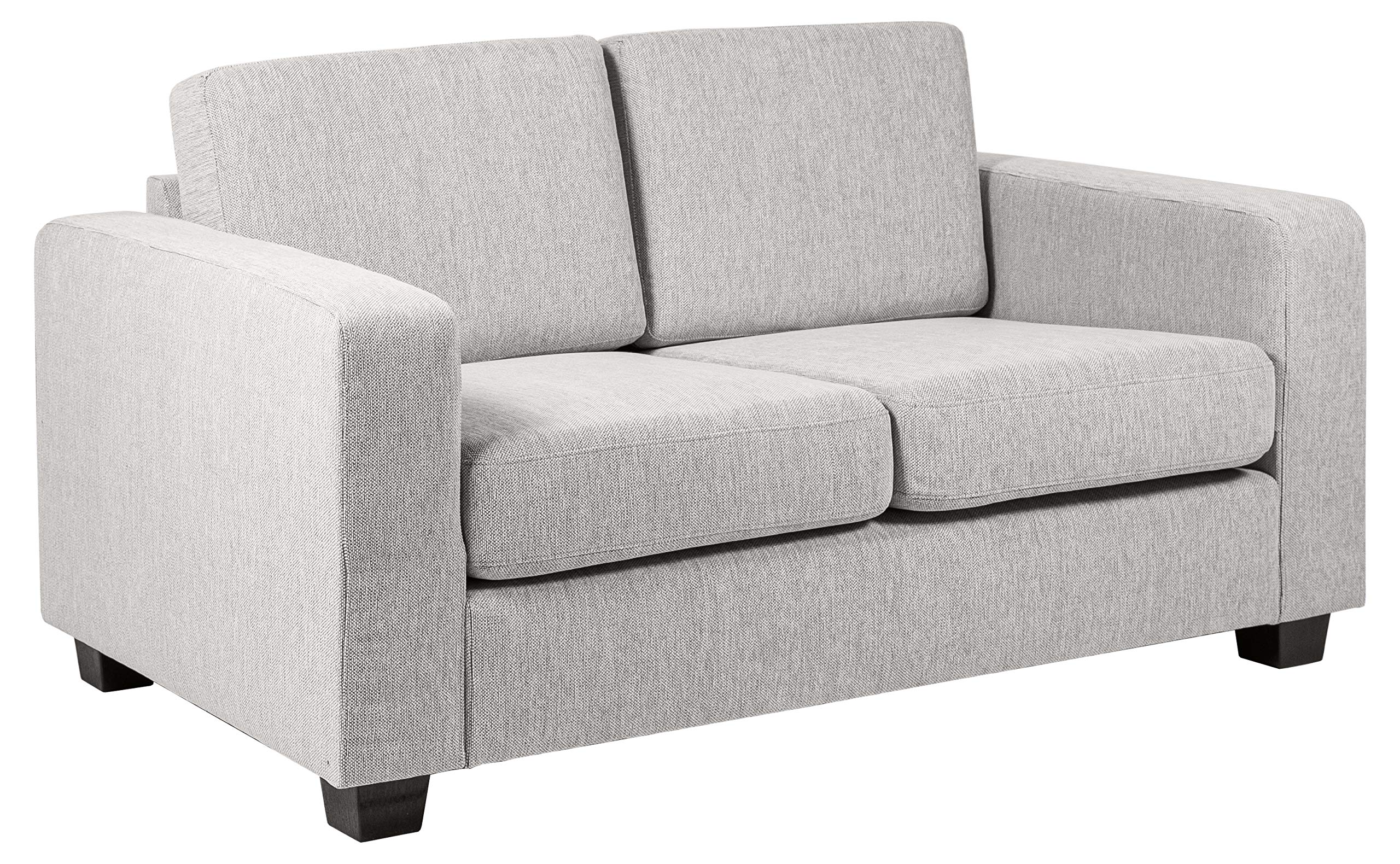 Amazon Brand - Movian Morat - Divano a 2 posti, 90 x 154 x 80 cm (Lu x La x A), grigio chiaro