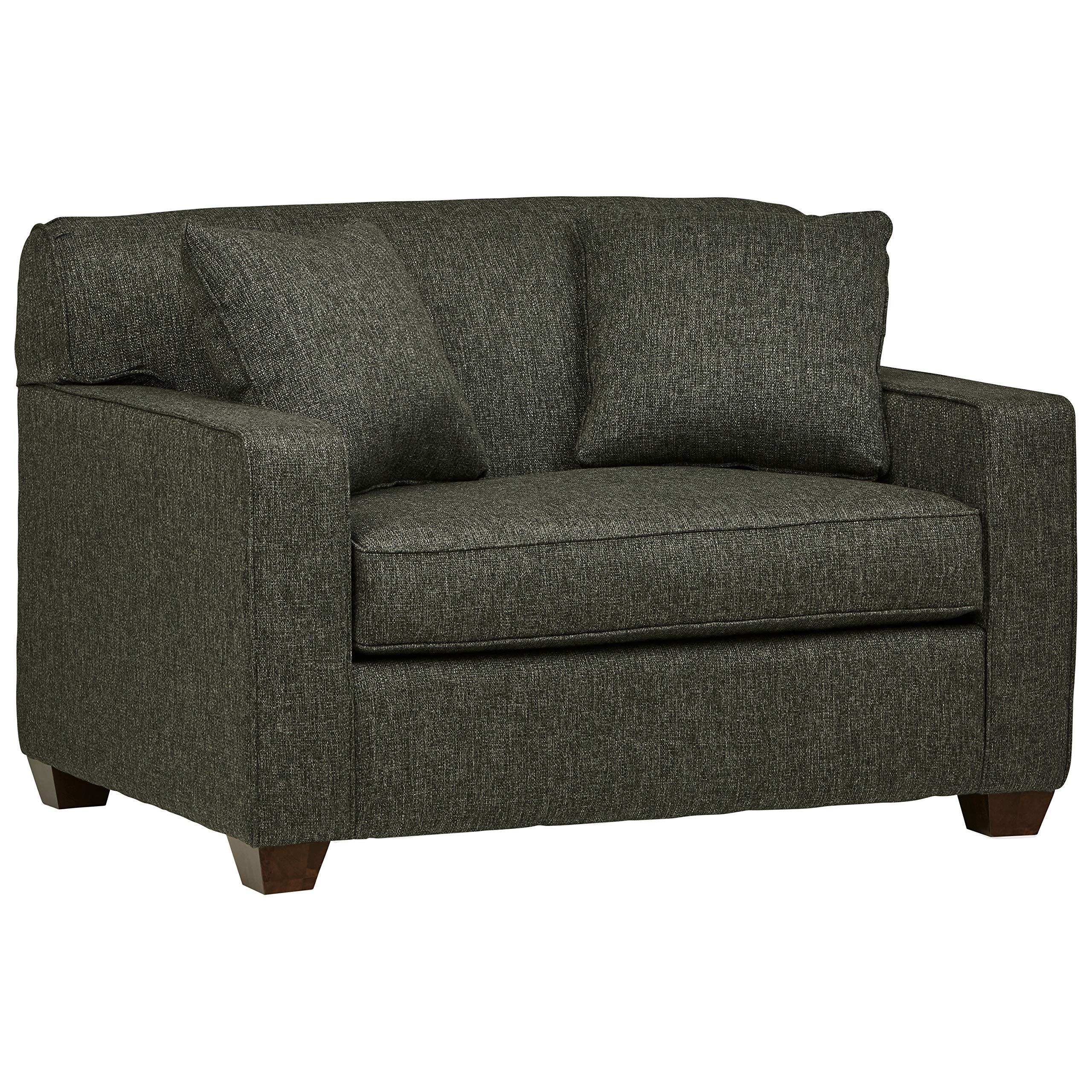 Amazon Brand – Stone & Beam Fischer Sleeper Chair, 51"W, Charcoal Fabric