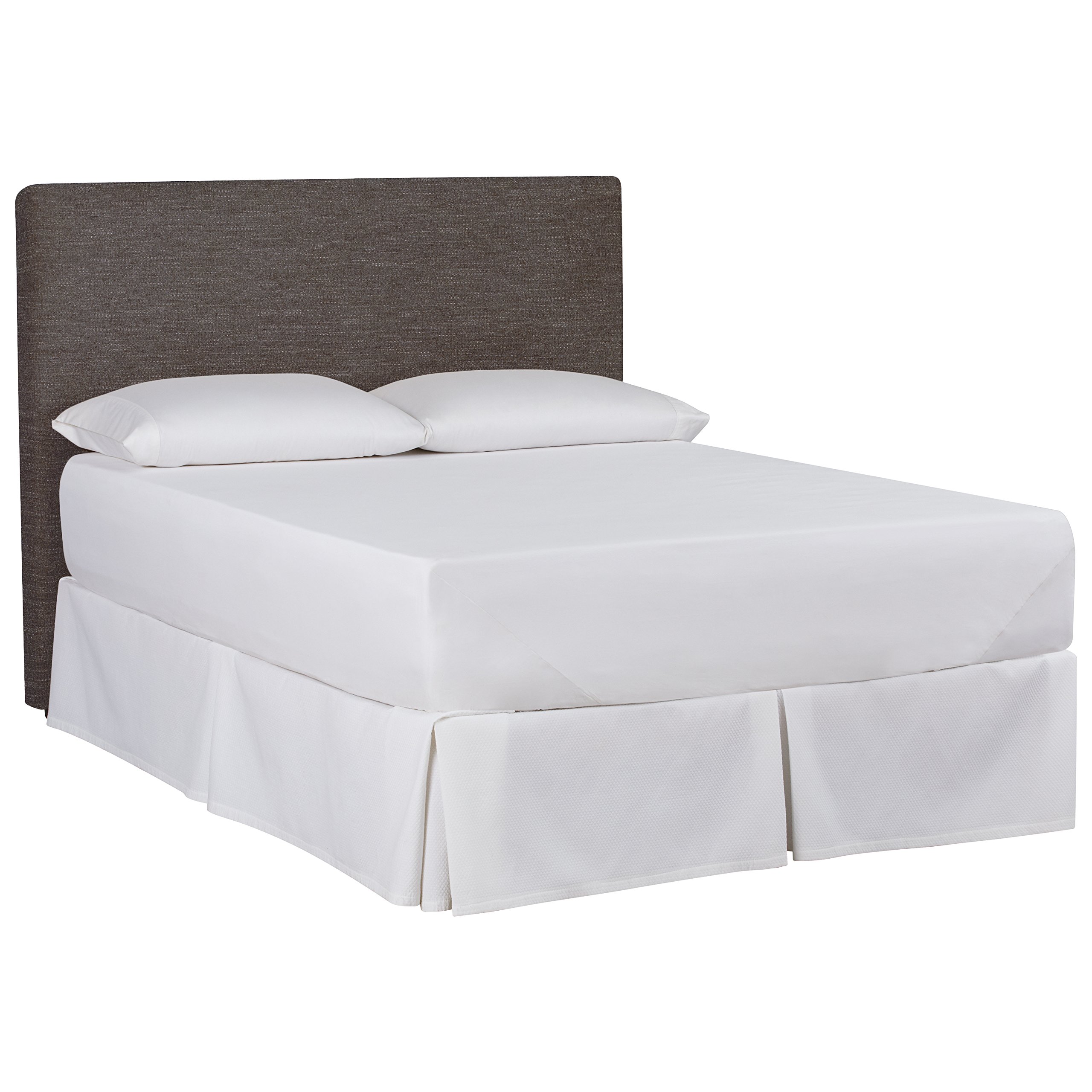 Amazon Brand – Stone & Beam Katama Slipcover King Headboard, 83"W, Curious Charcoal