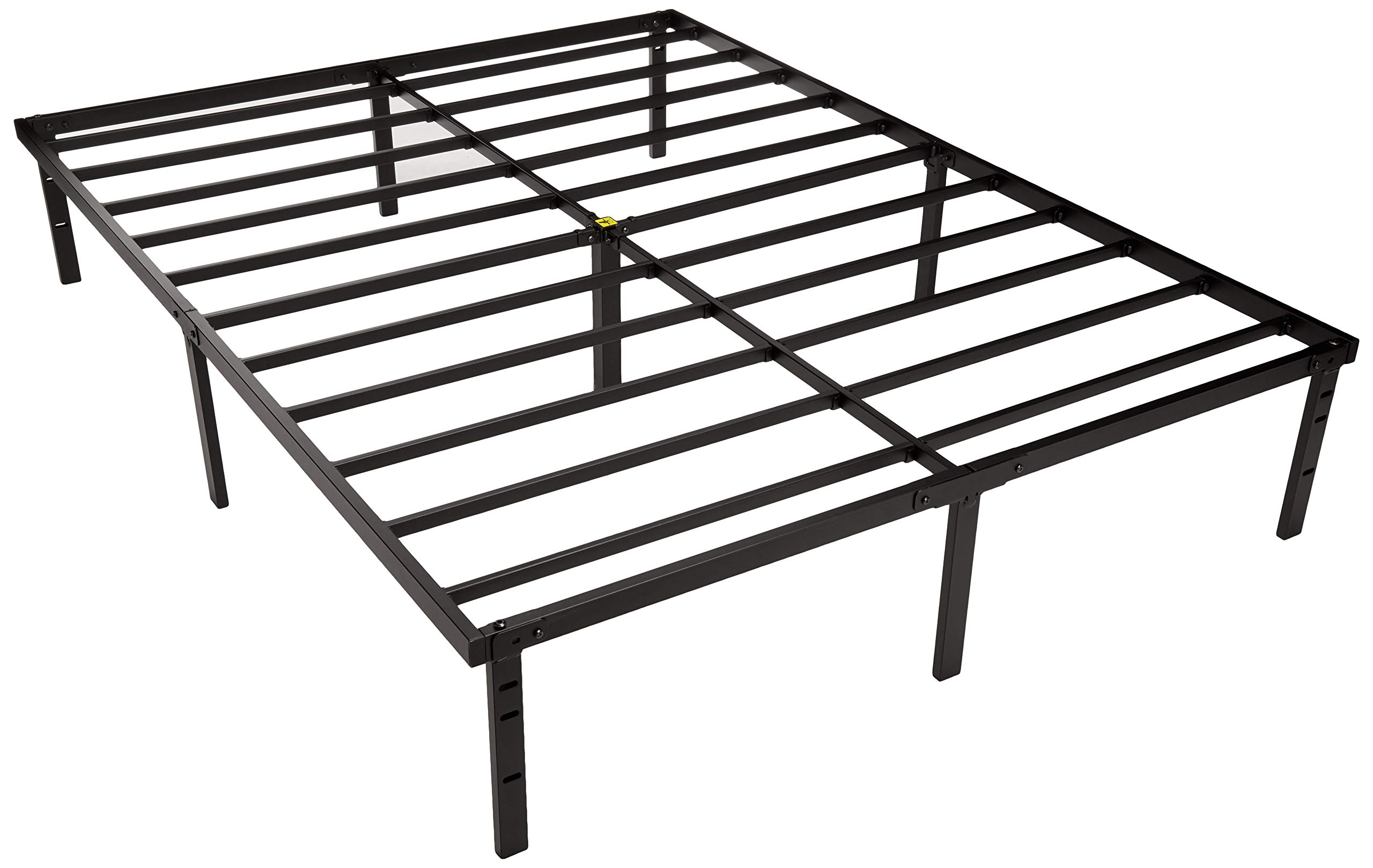 AmazonBasics Heavy Duty Non-Slip Bed Frame with Steel Slats, Easy Assembly - 14"H, Full