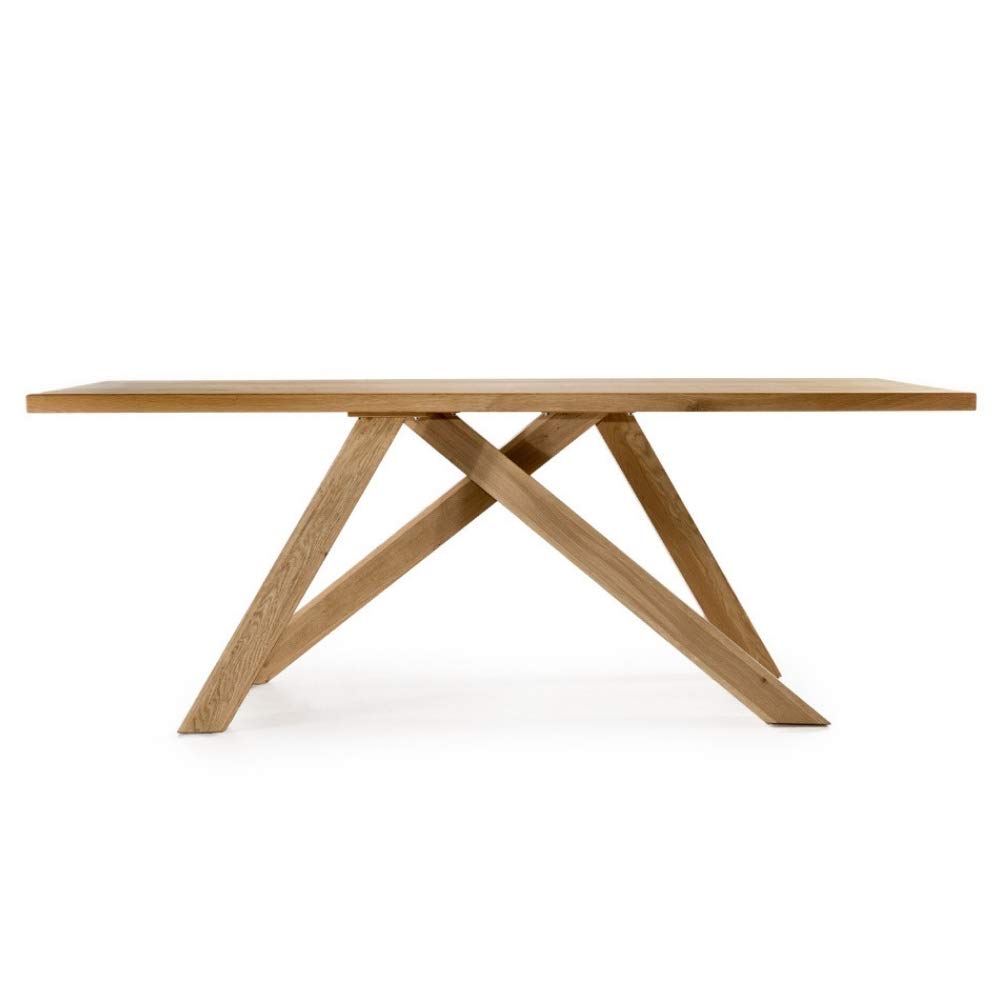 Marque Amazon - Alkove - Hayes - Table moderne en bois massif