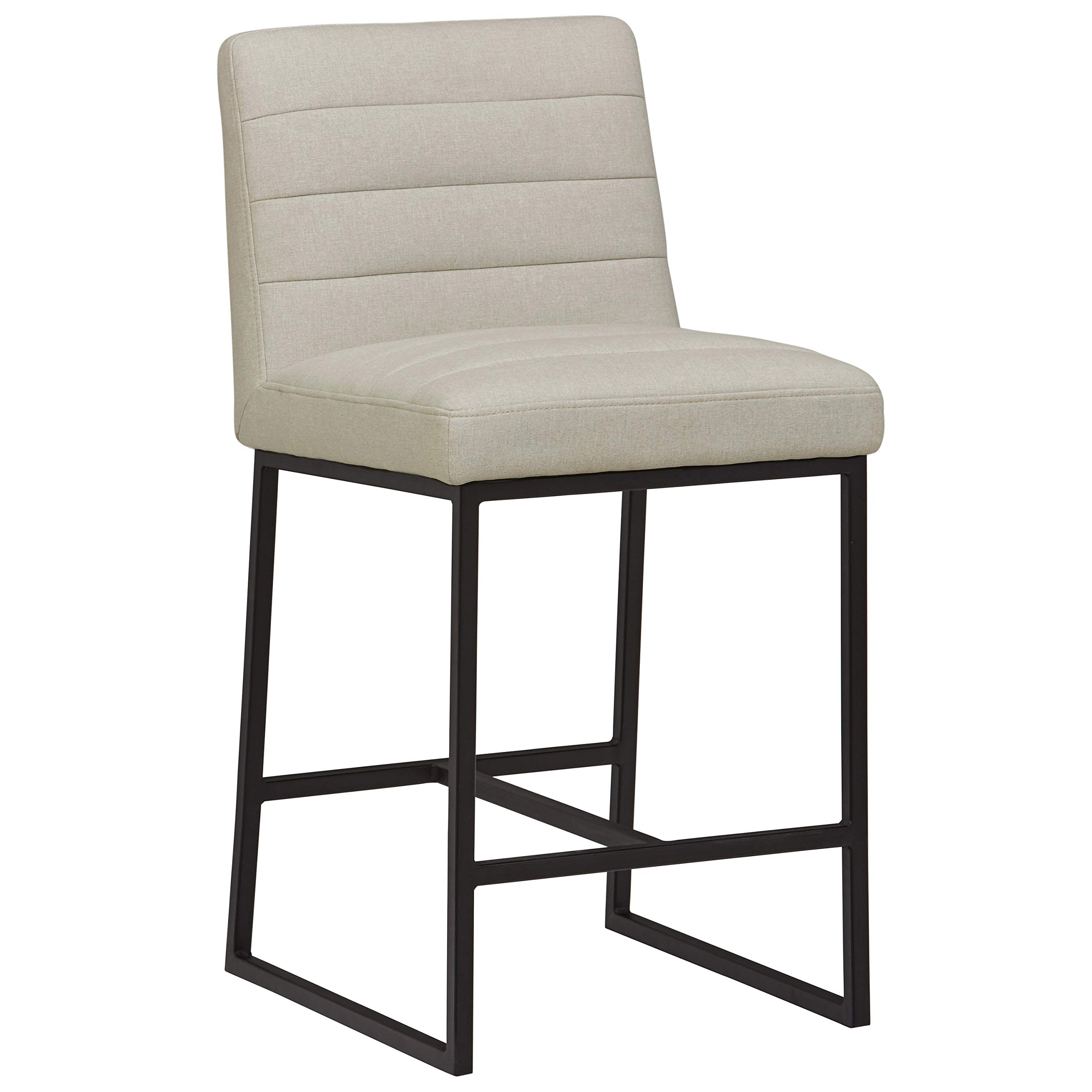 Amazon Brand – Rivet Decatur Modern Kitchen Counter-Height Stool, 37"H, Chalk