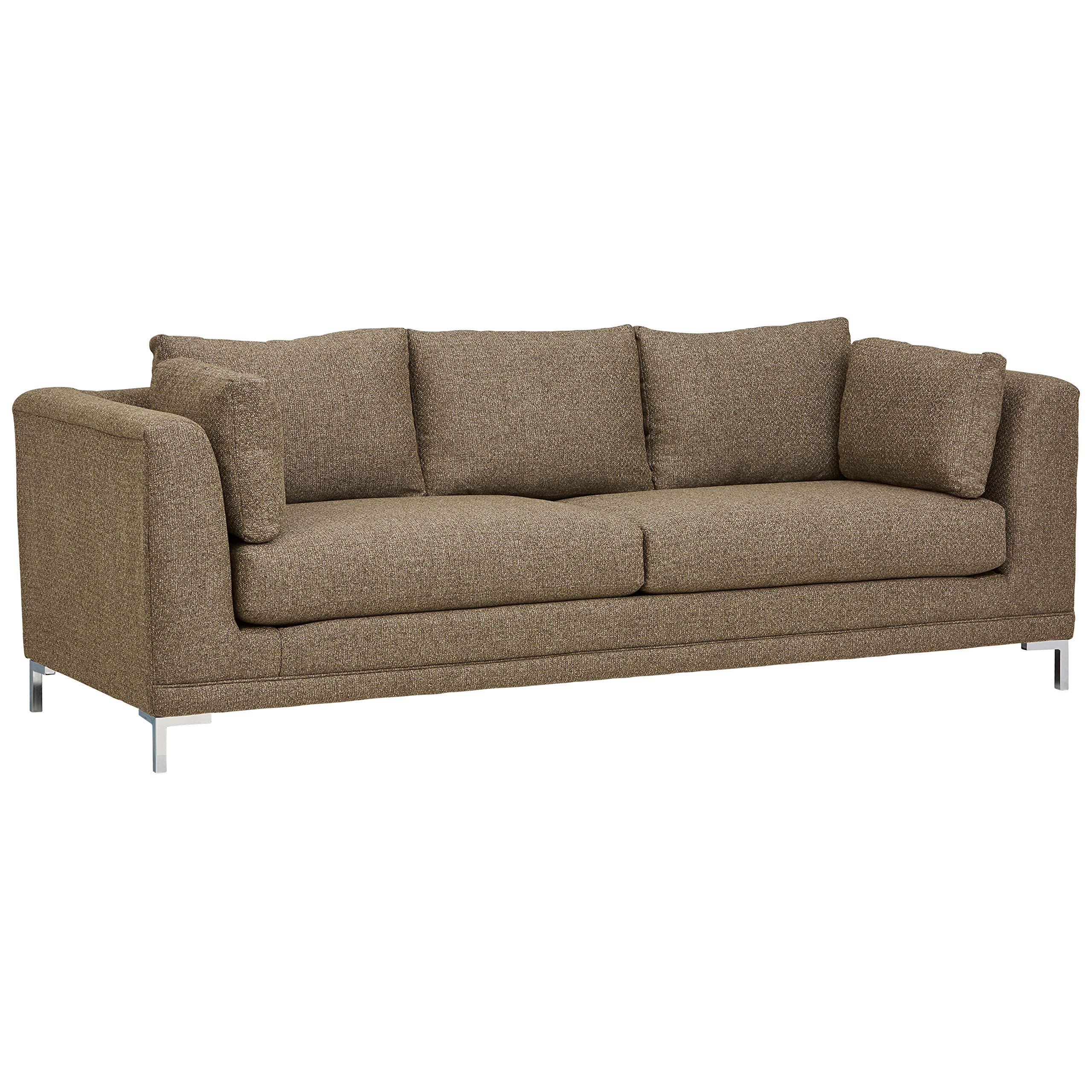Amazon Brand – Stone & Beam Westcott Contemporary 93" Sofa, Fabric, 93"W, Flannel